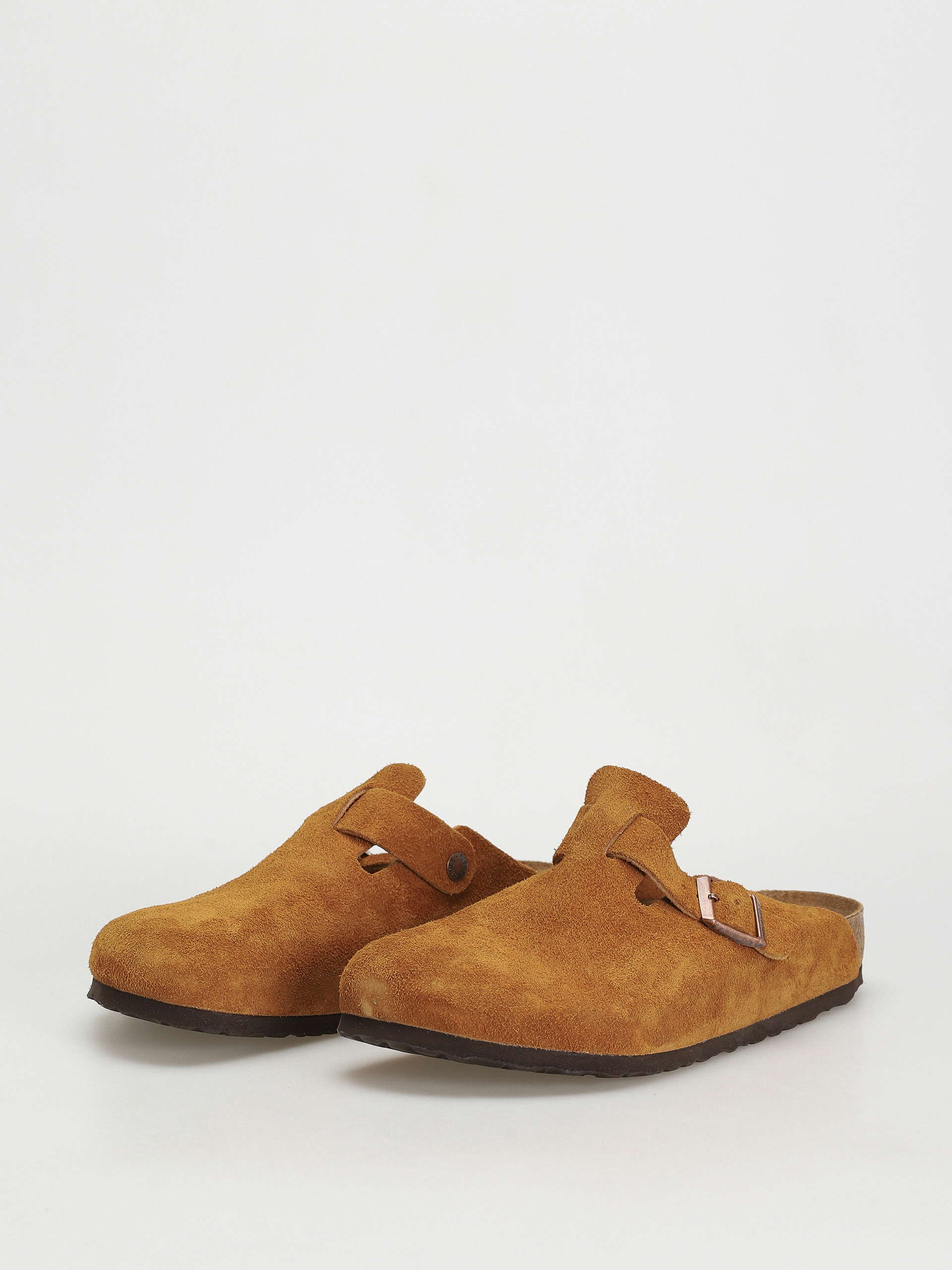 Birkenstock Boston Suede Regular Flip-flop papucsok (mink)