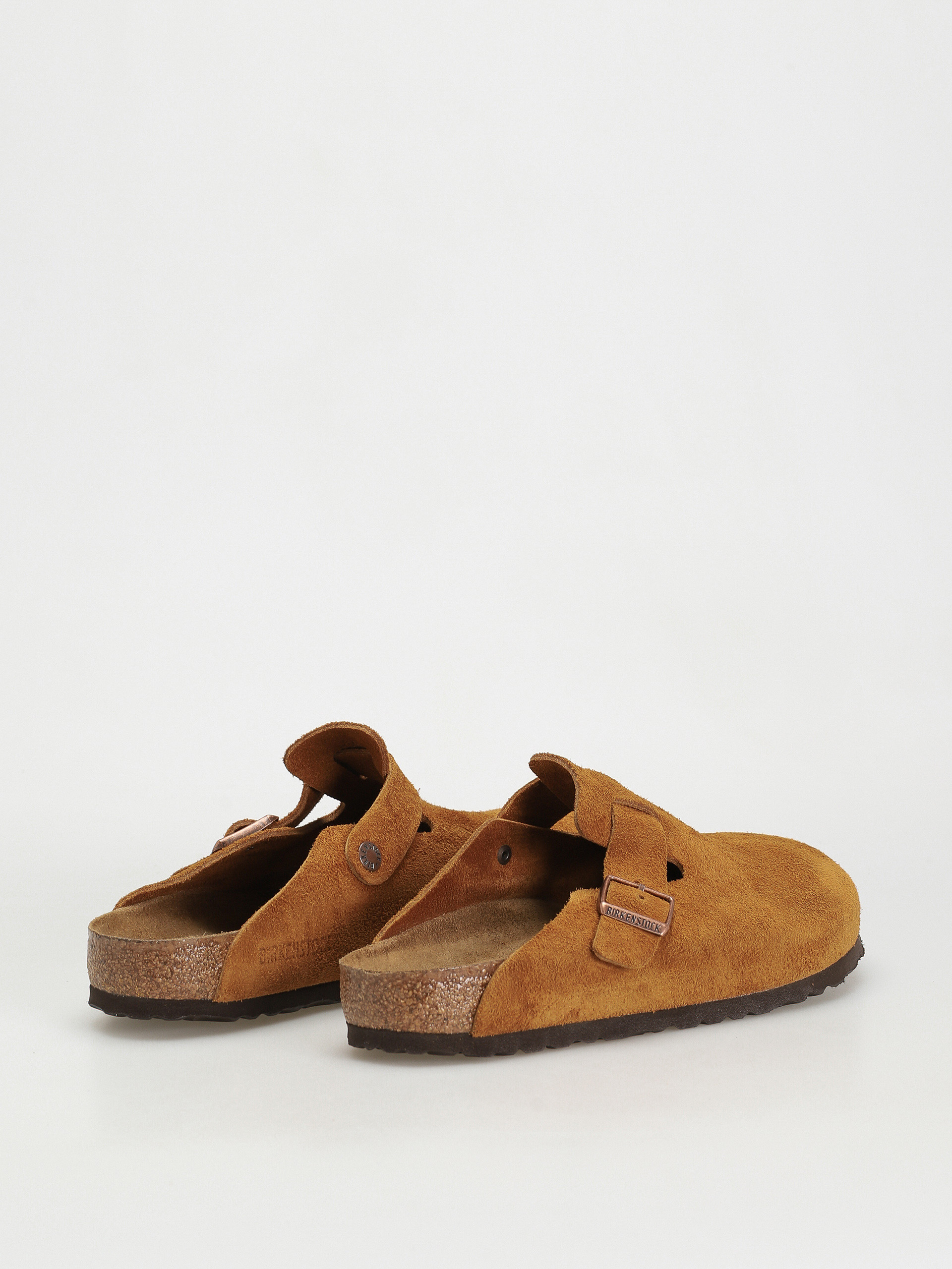 Birkenstock Boston Suede Regular Flip-flop papucsok (mink)