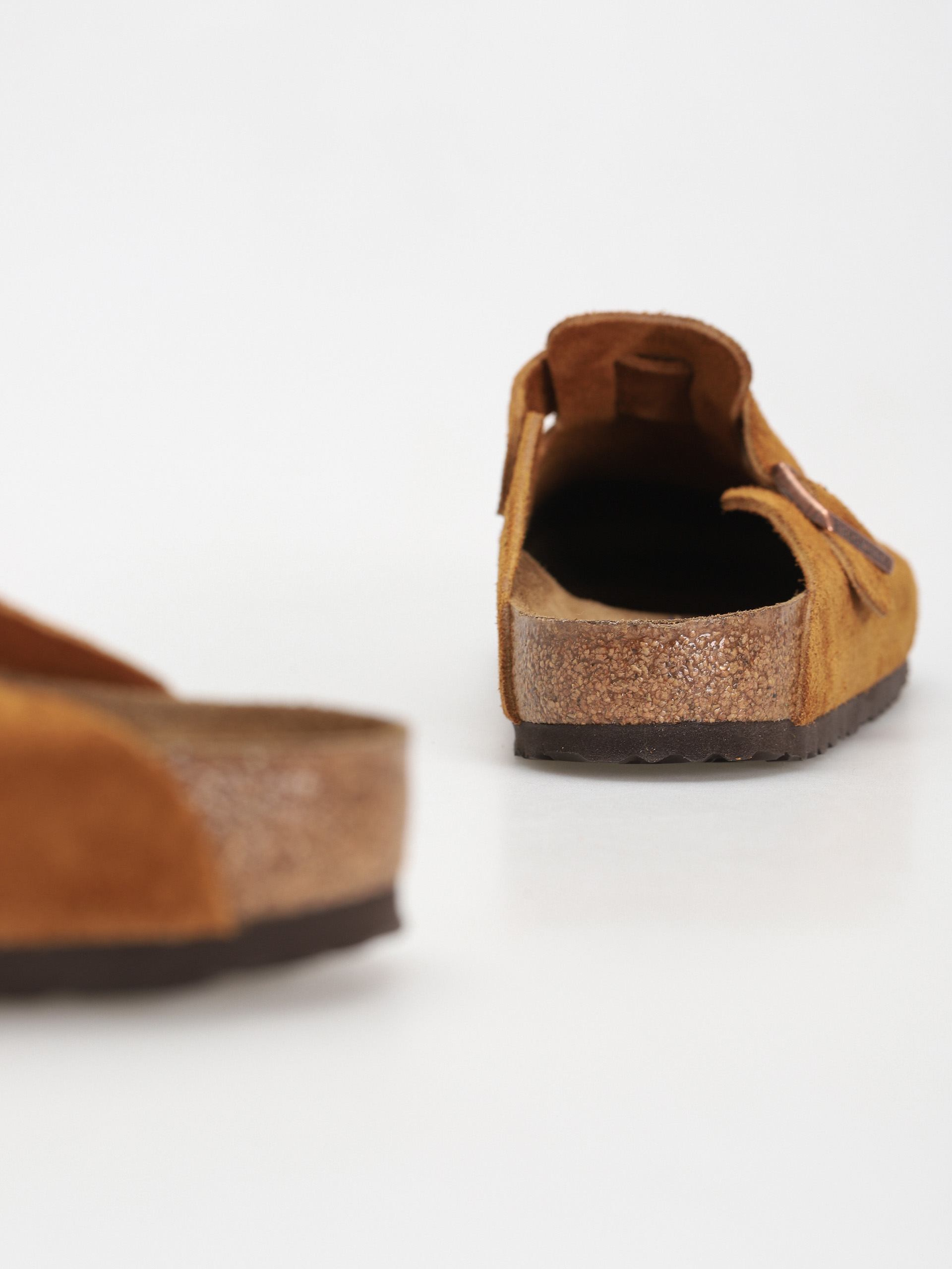 Birkenstock Boston Suede Regular Flip-flop papucsok (mink)