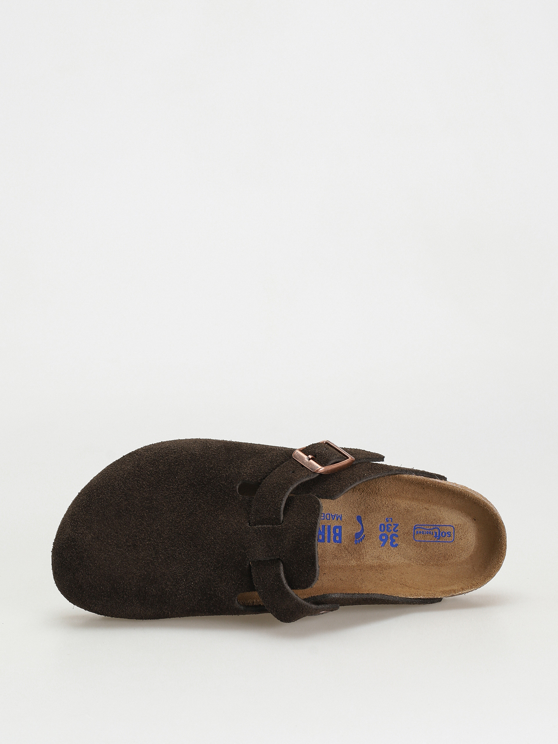 Birkenstock Boston Suede Narrow Flip-flop papucsok Wmn (mocha)