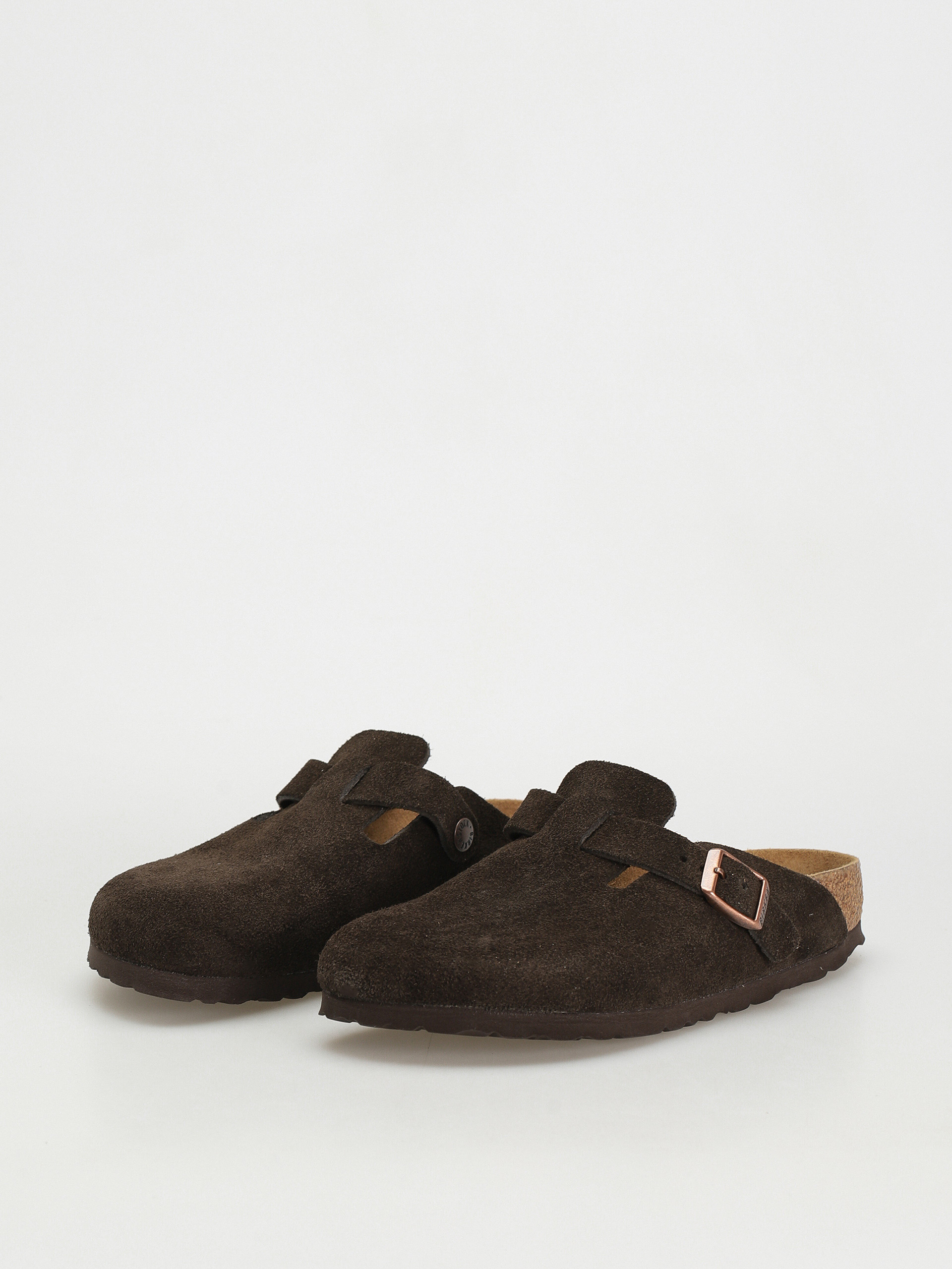 Birkenstock Boston Suede Narrow Flip-flop papucsok Wmn (mocha)