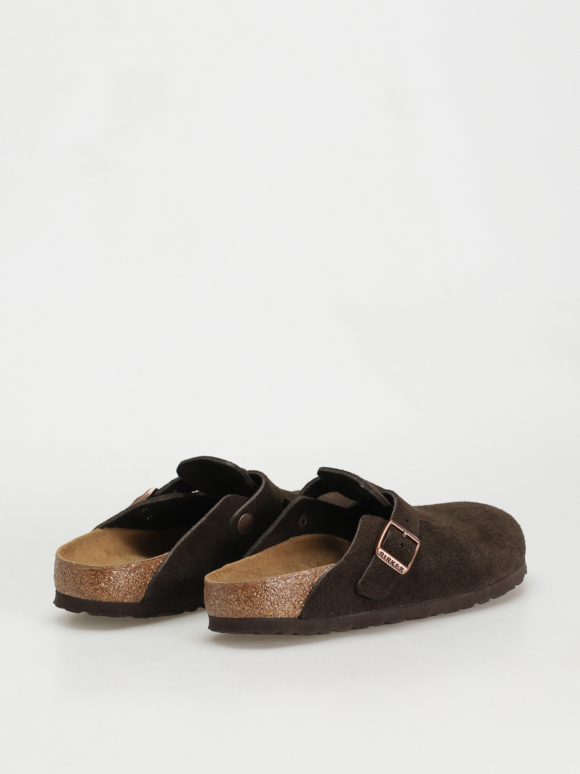 Birkenstock Boston Suede Narrow Flip-flop papucsok Wmn (mocha)