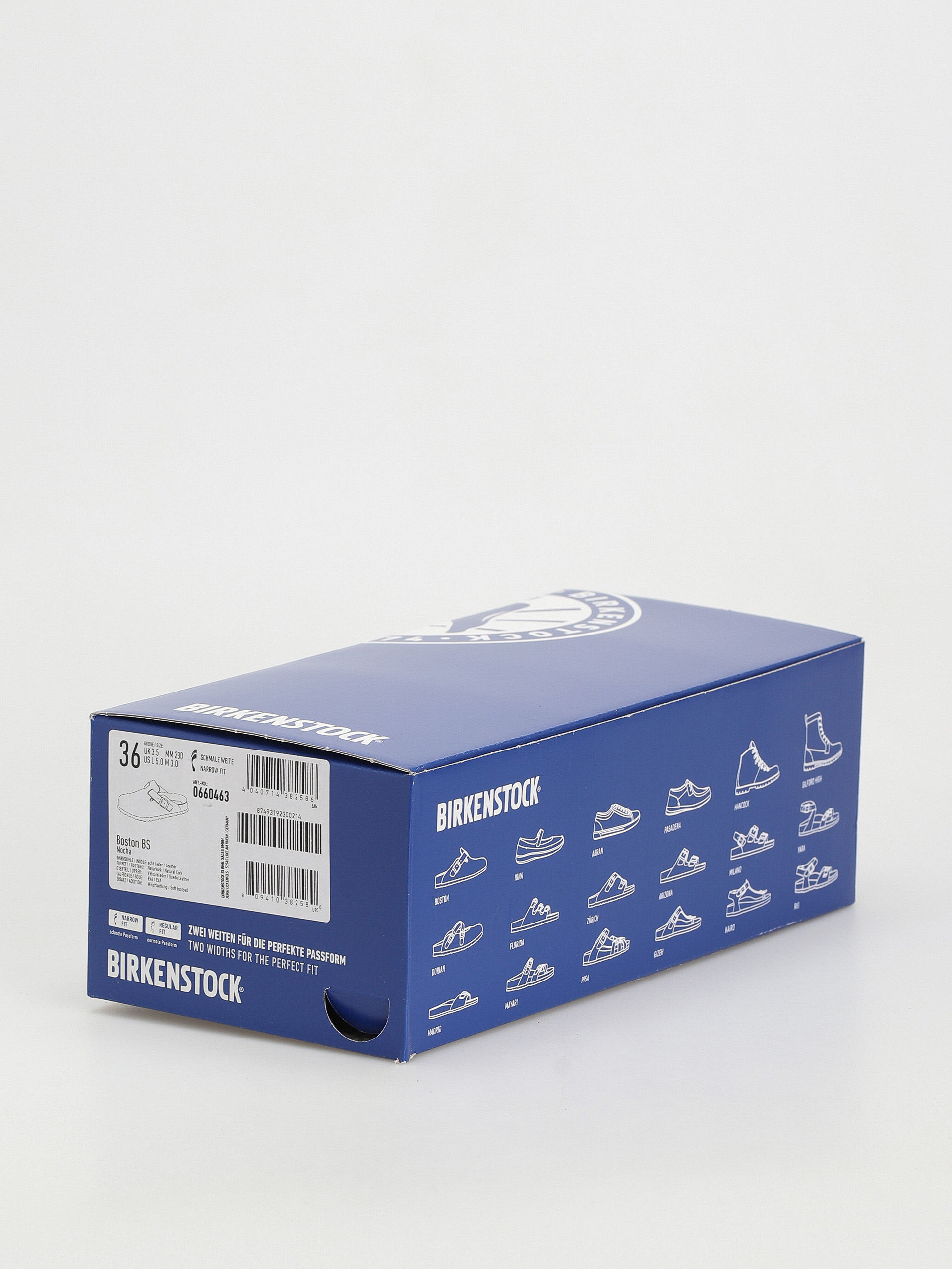 Birkenstock Boston Suede Narrow Flip-flop papucsok Wmn (mocha)