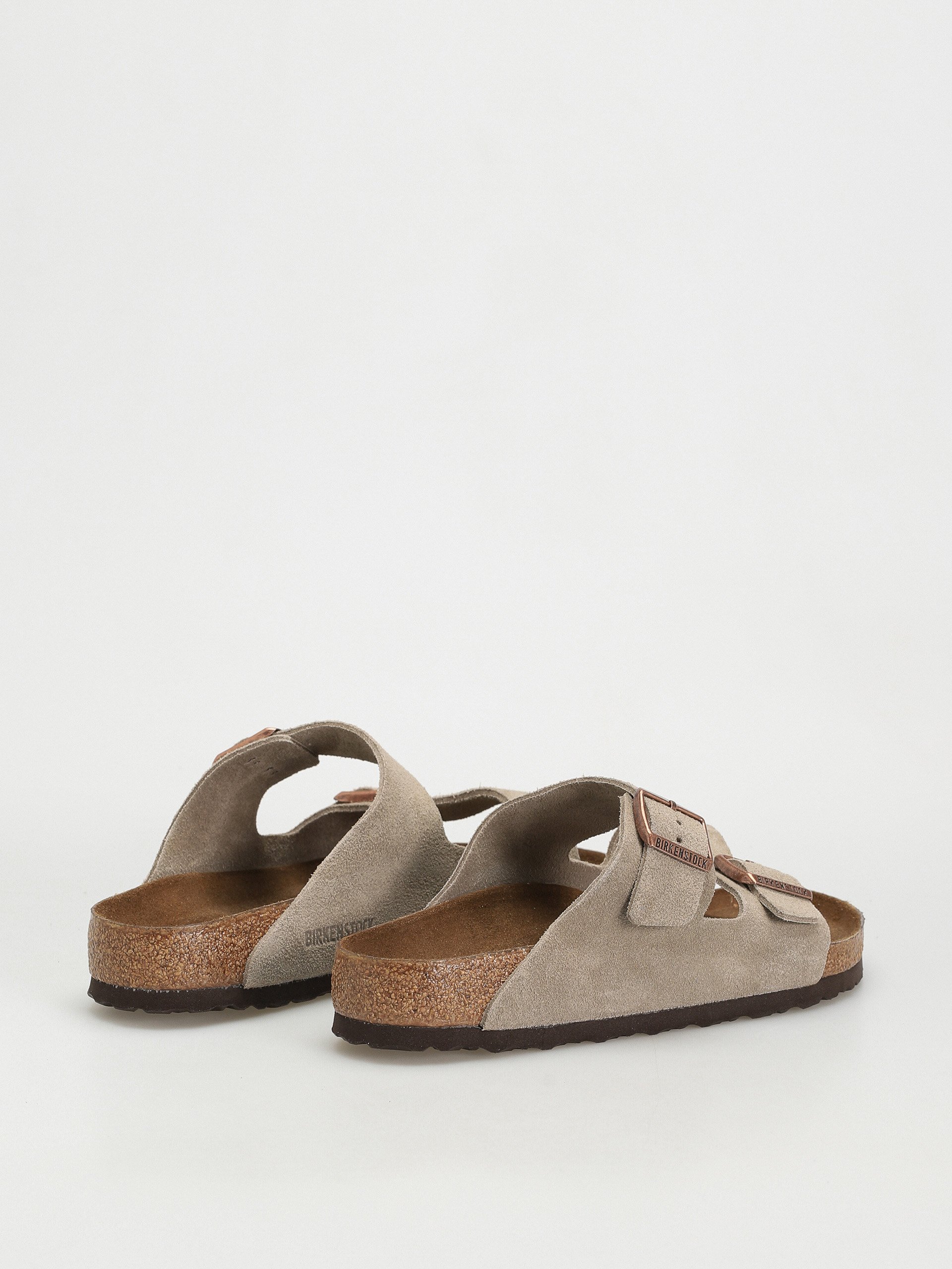 Birkenstock Arizona Suede Regular Flip-flop papucsok (taupe)