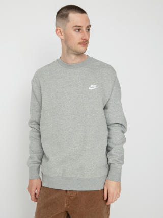 Nike SB Club Pulóver (dk grey heather/white)