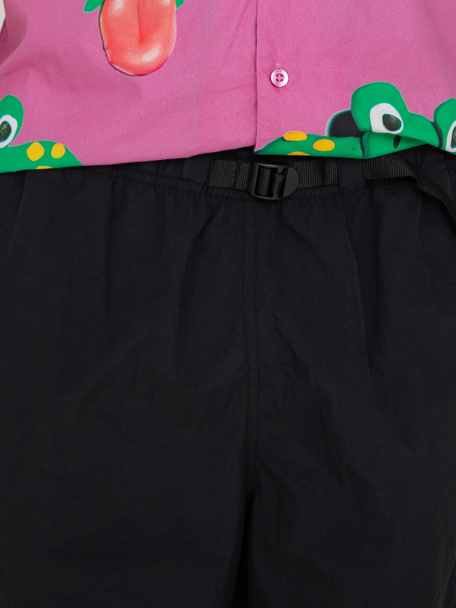 OBEY Easy Peak Web Rövidnadrág (black)