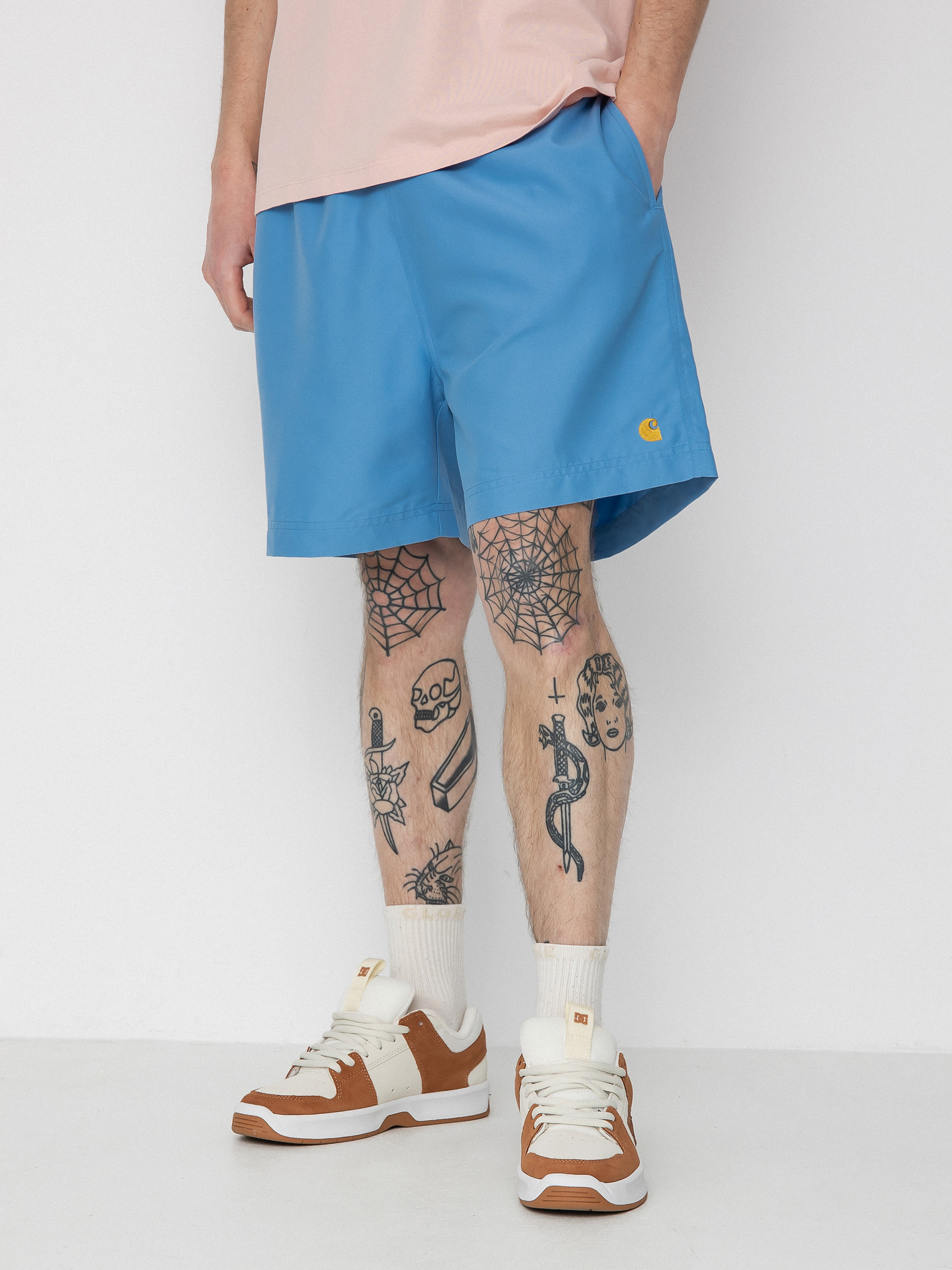 Carhartt WIP Chase Swim Rövidnadrág (piscine/gold)