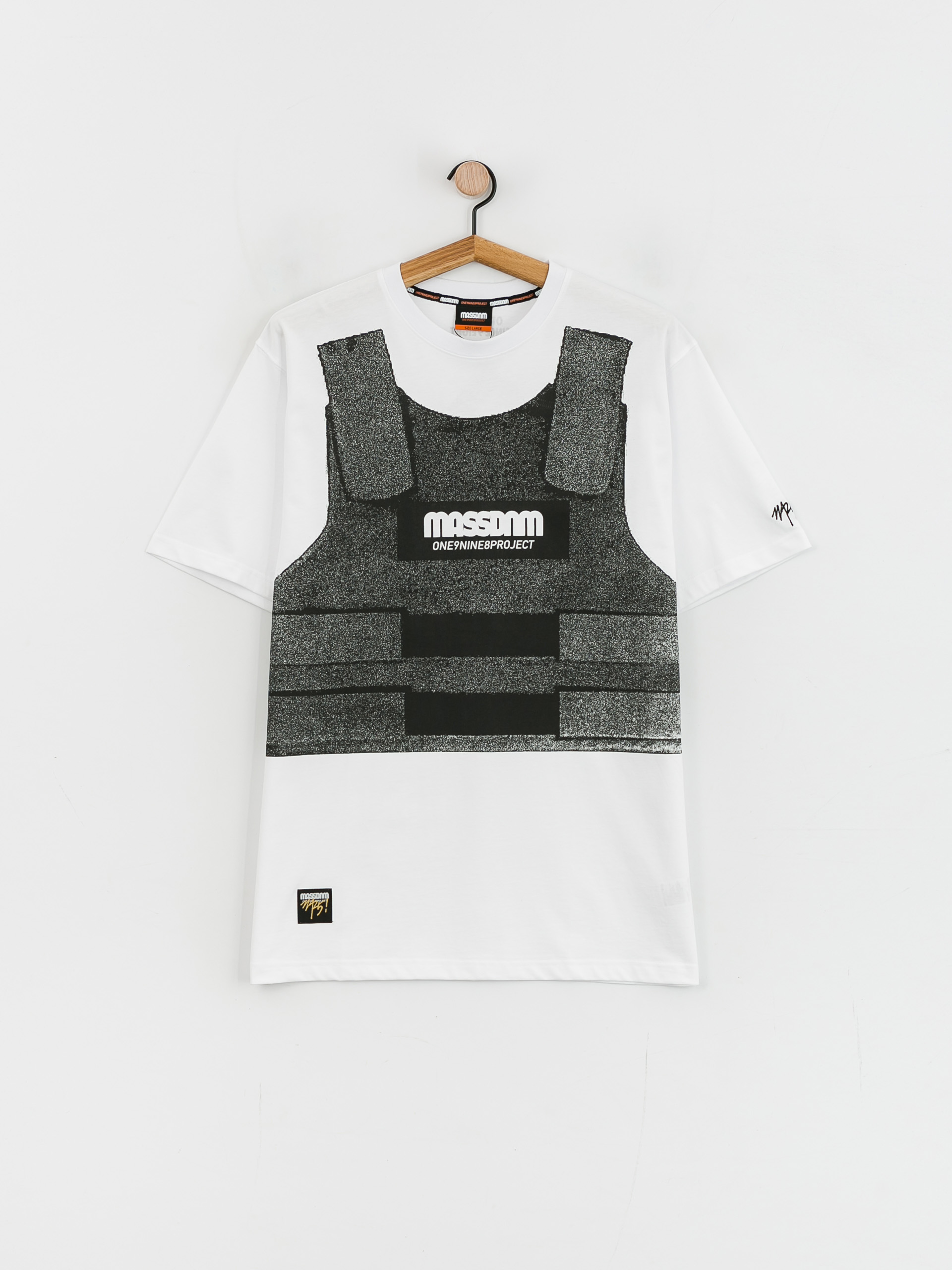 MassDnm Bulletproof Póló (white)