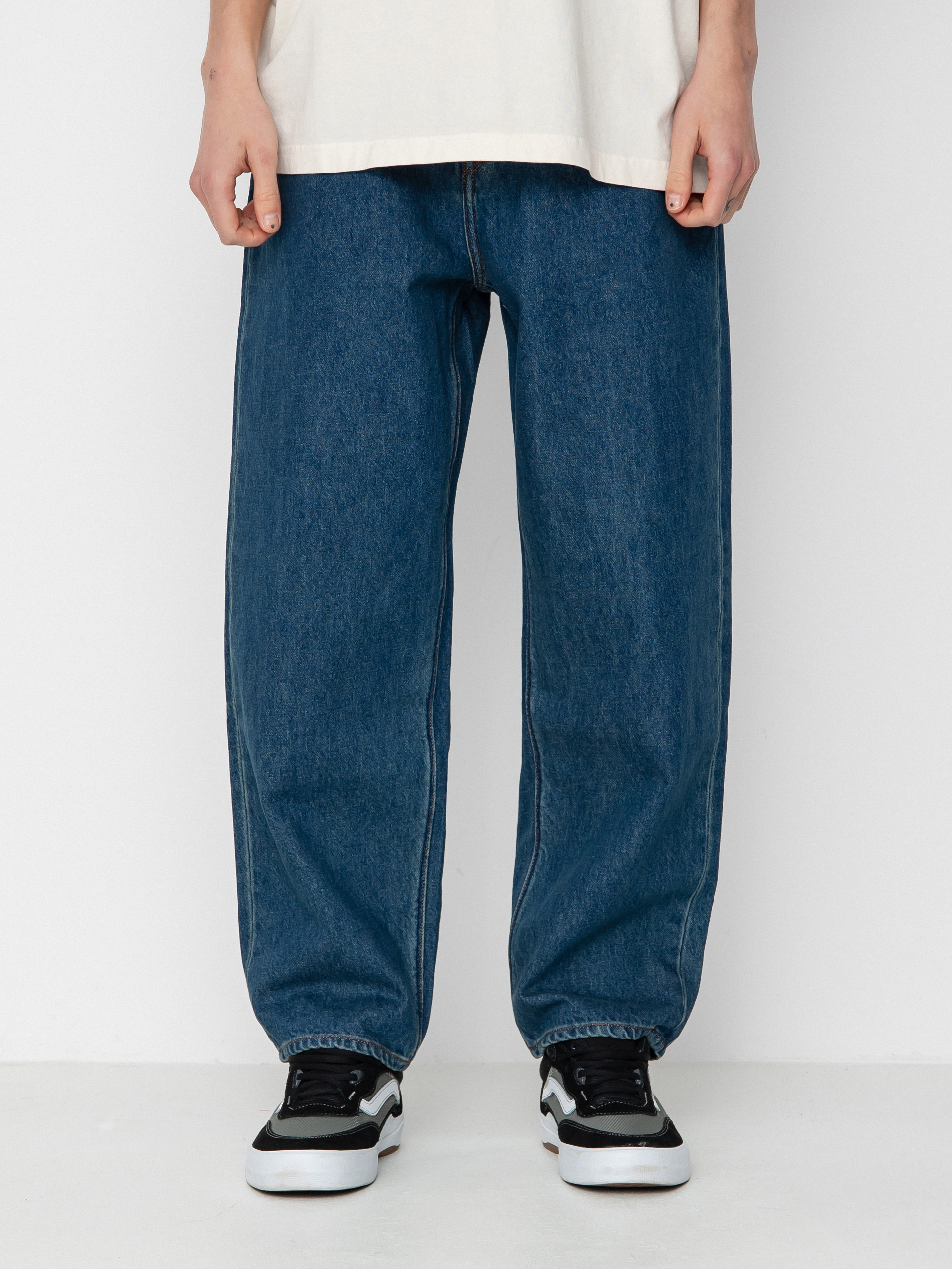 Volcom Billow Tapered Kisnadrág (indigo ridge wash)