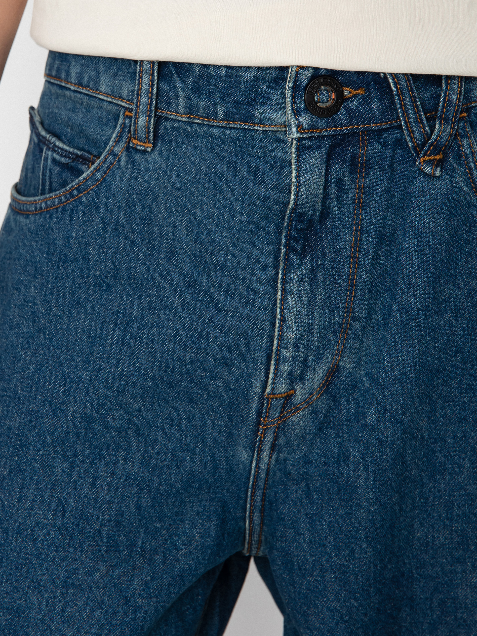 Volcom Billow Tapered Kisnadrág (indigo ridge wash)