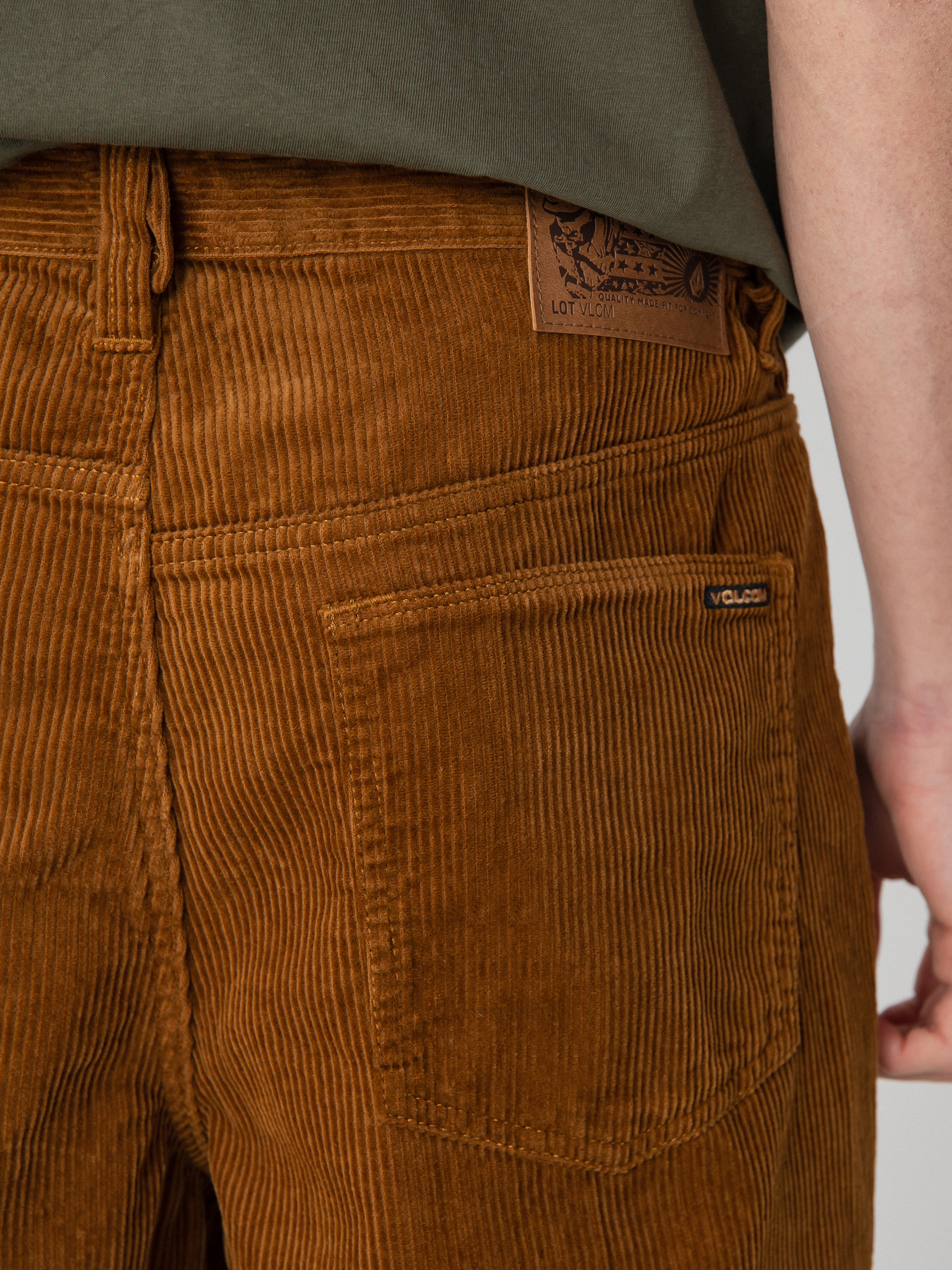 Volcom Lurking About Cord Kisnadrág (rubber)