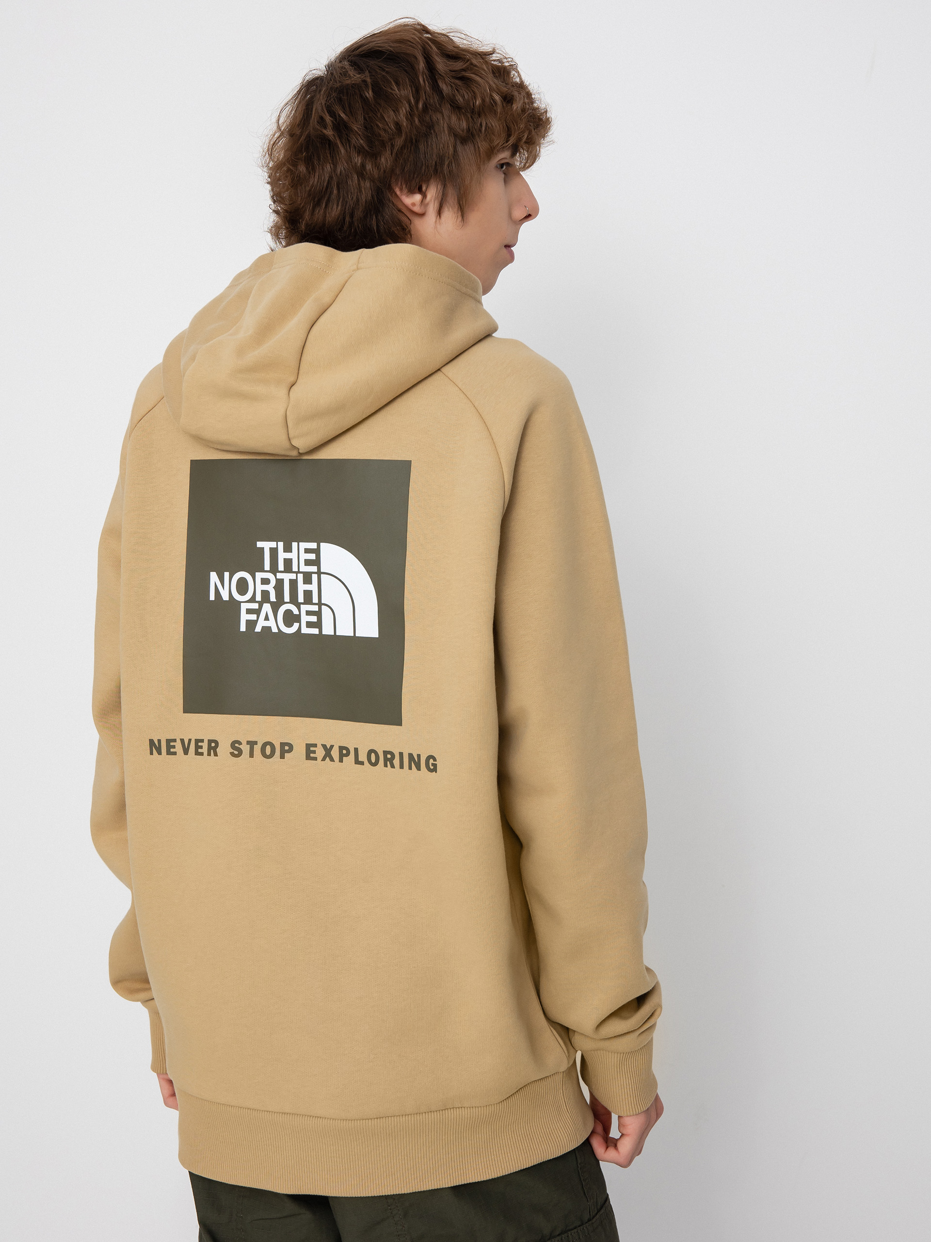 The North Face Raglan Redbox HD Kapucnis pulóver (khaki stone)