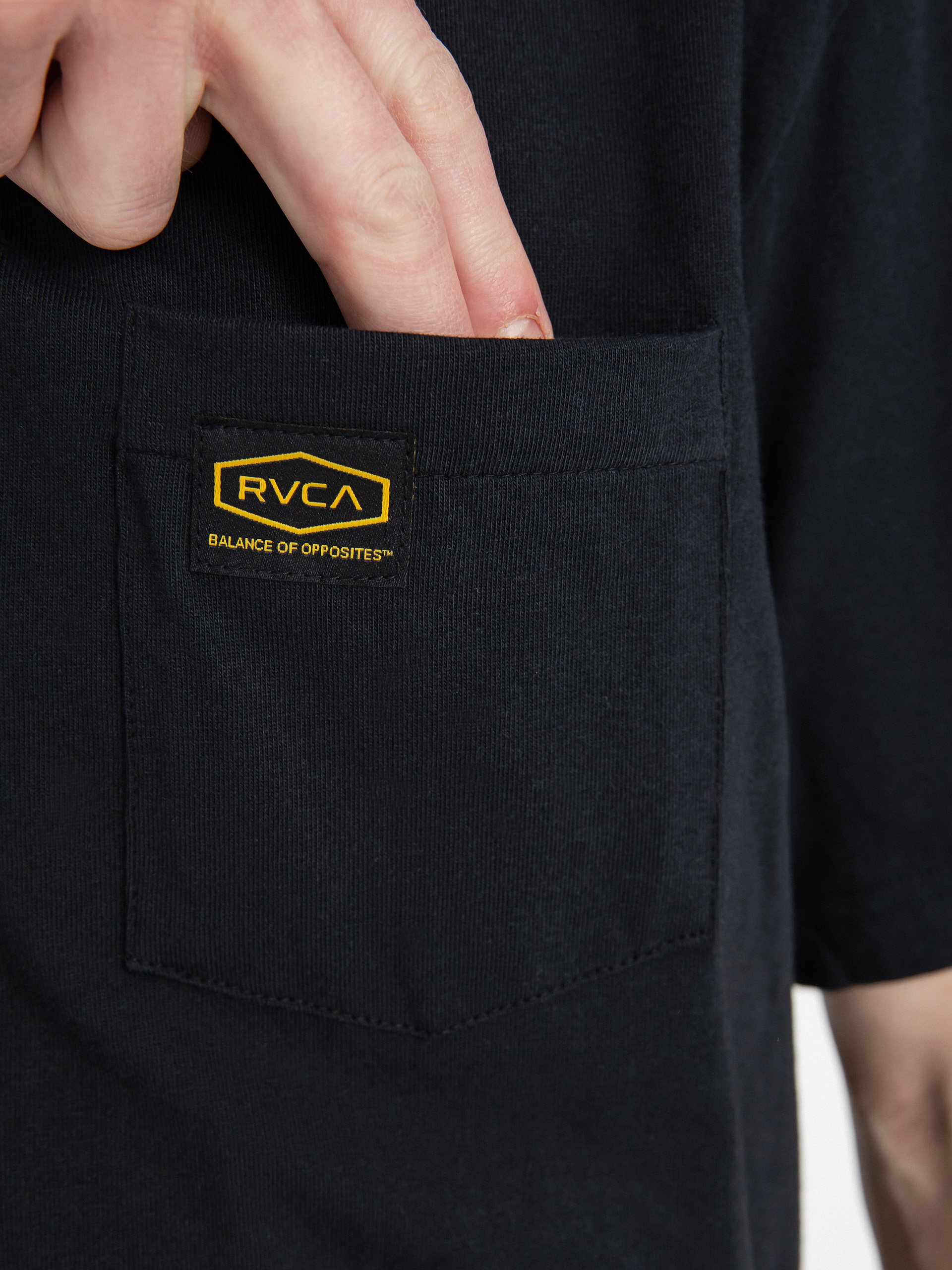 RVCA Americana Pocket póló (black)