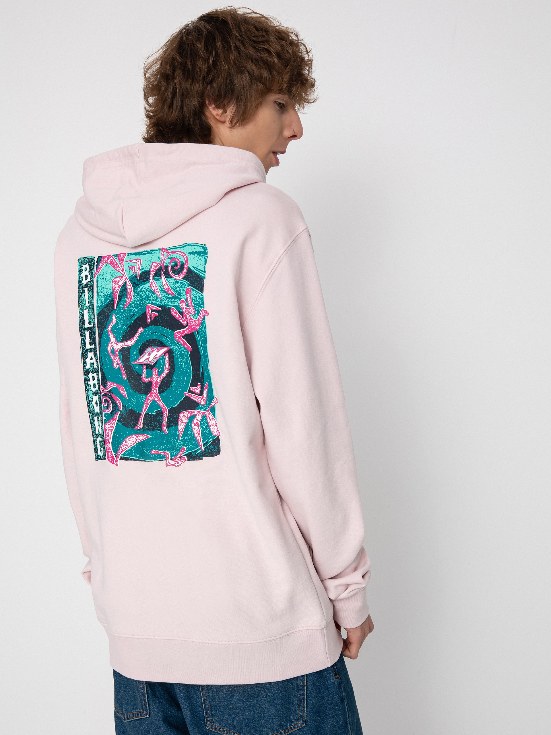 Billabong Spiral HD Kapucnis pulóver (pink haze)