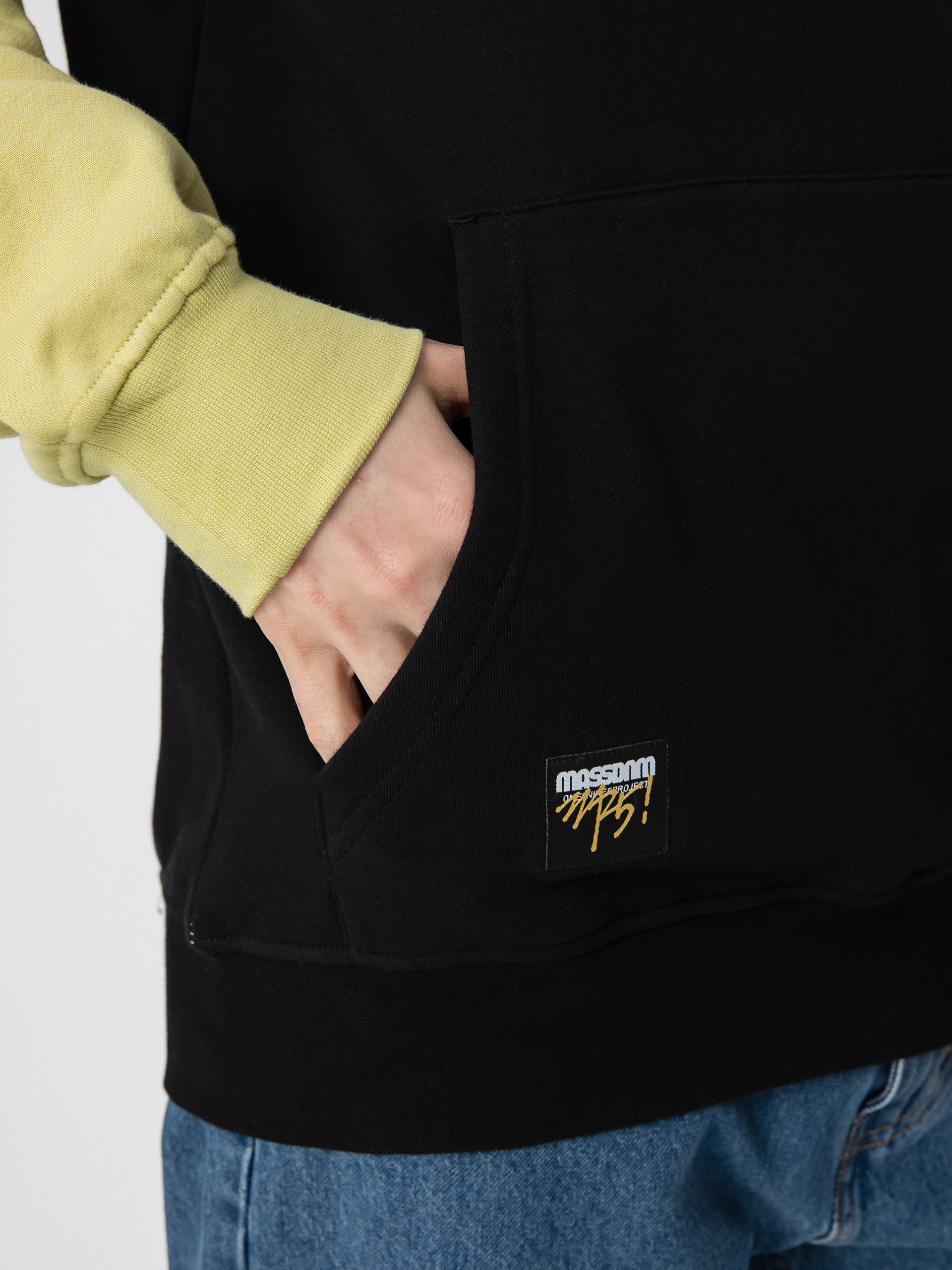 MassDnm Target HD Kapucnis pulóver (sand/heather grey/black)