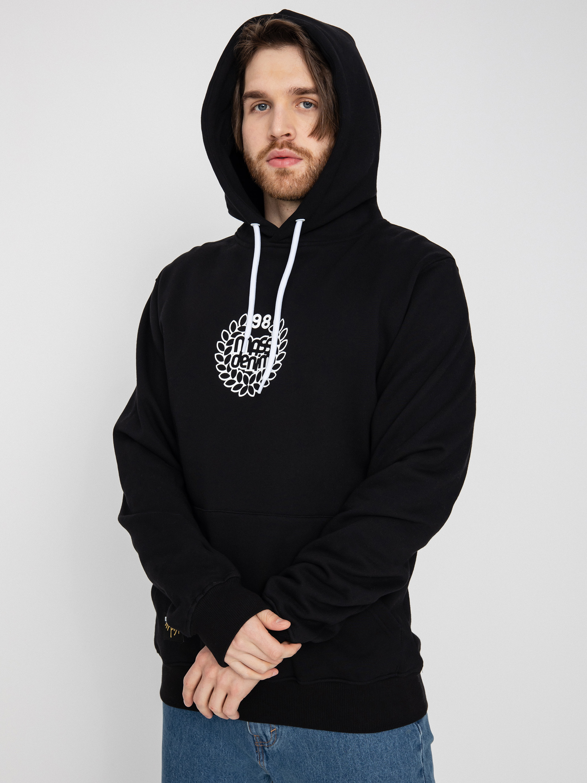 MassDnm Base Medium Logo Kapucnis pulóver (black)