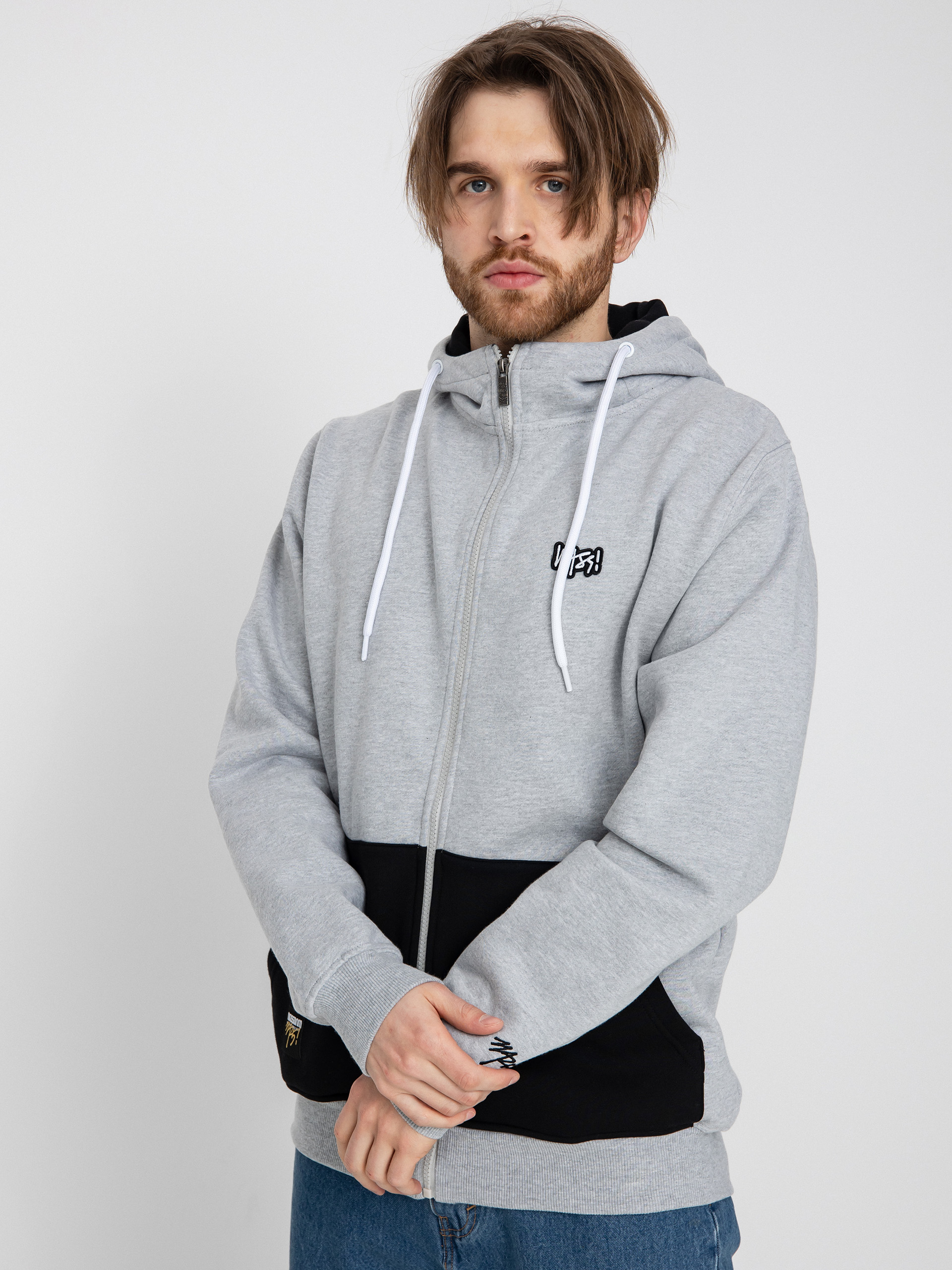 MassDnm Signature Patch ZHD Pulóver (heather grey)