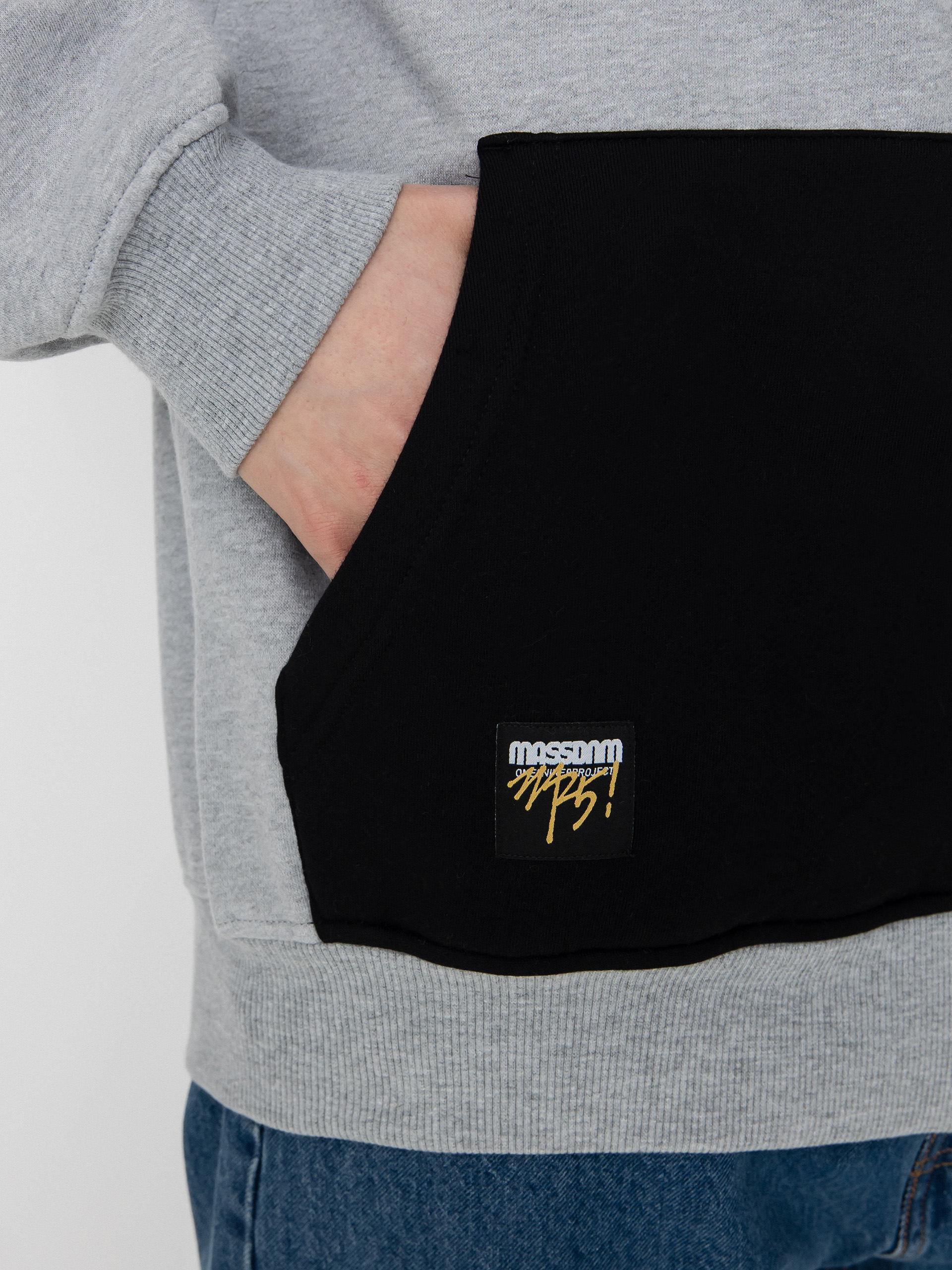 MassDnm Signature Patch ZHD Pulóver (heather grey)