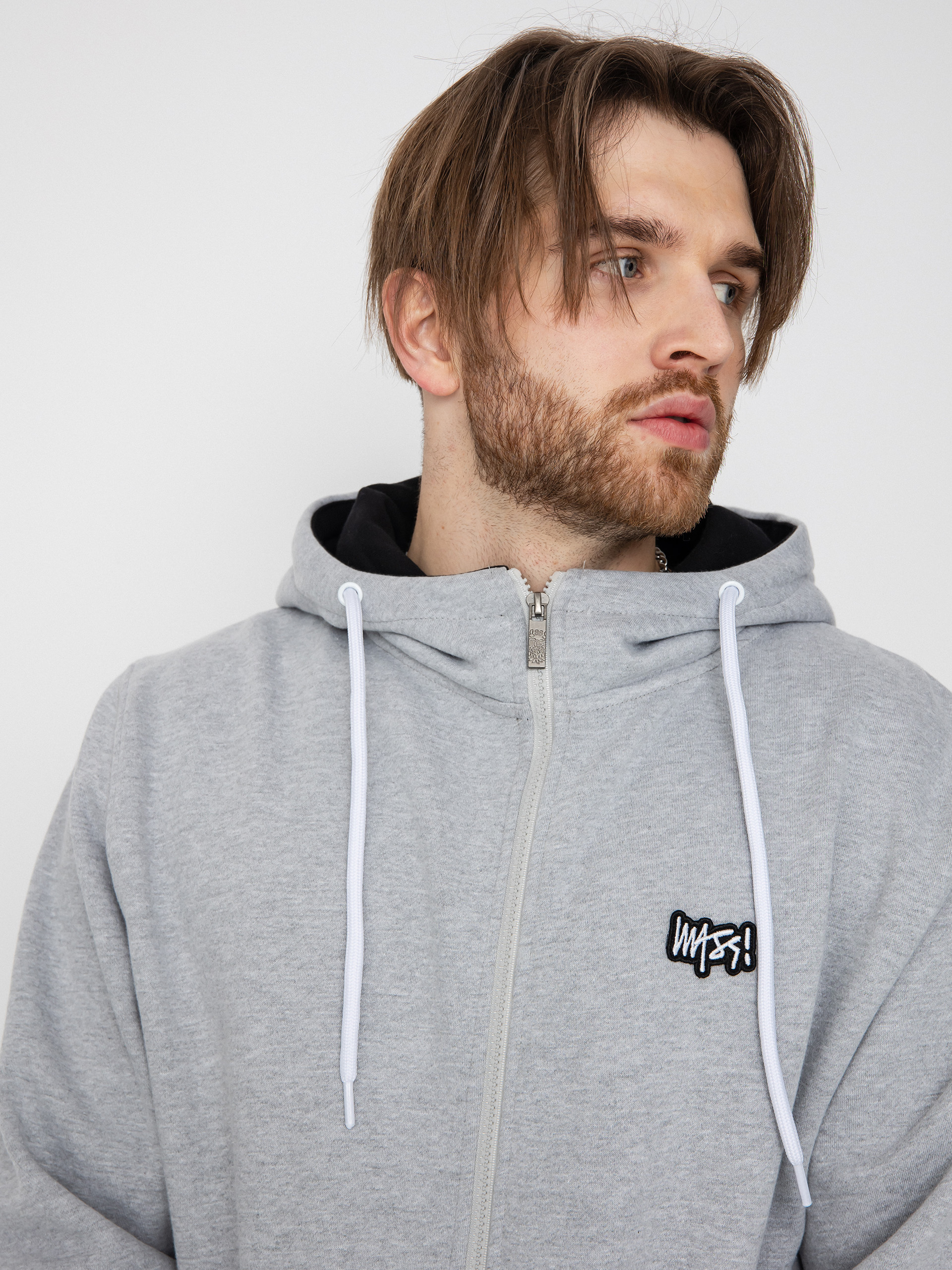 MassDnm Signature Patch ZHD Pulóver (heather grey)