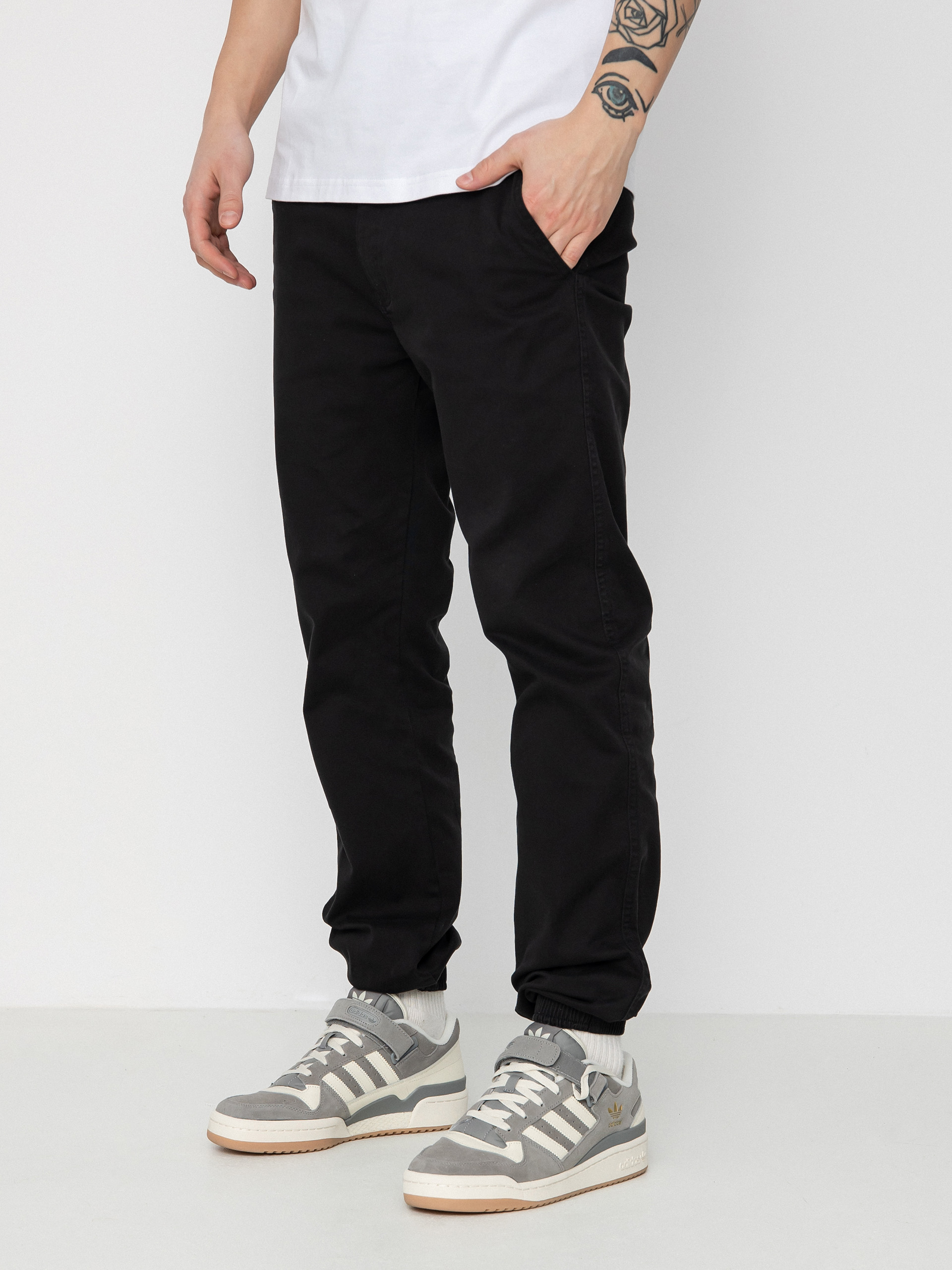 Prosto Chinos Jogger Evening Kisnadrág (black)
