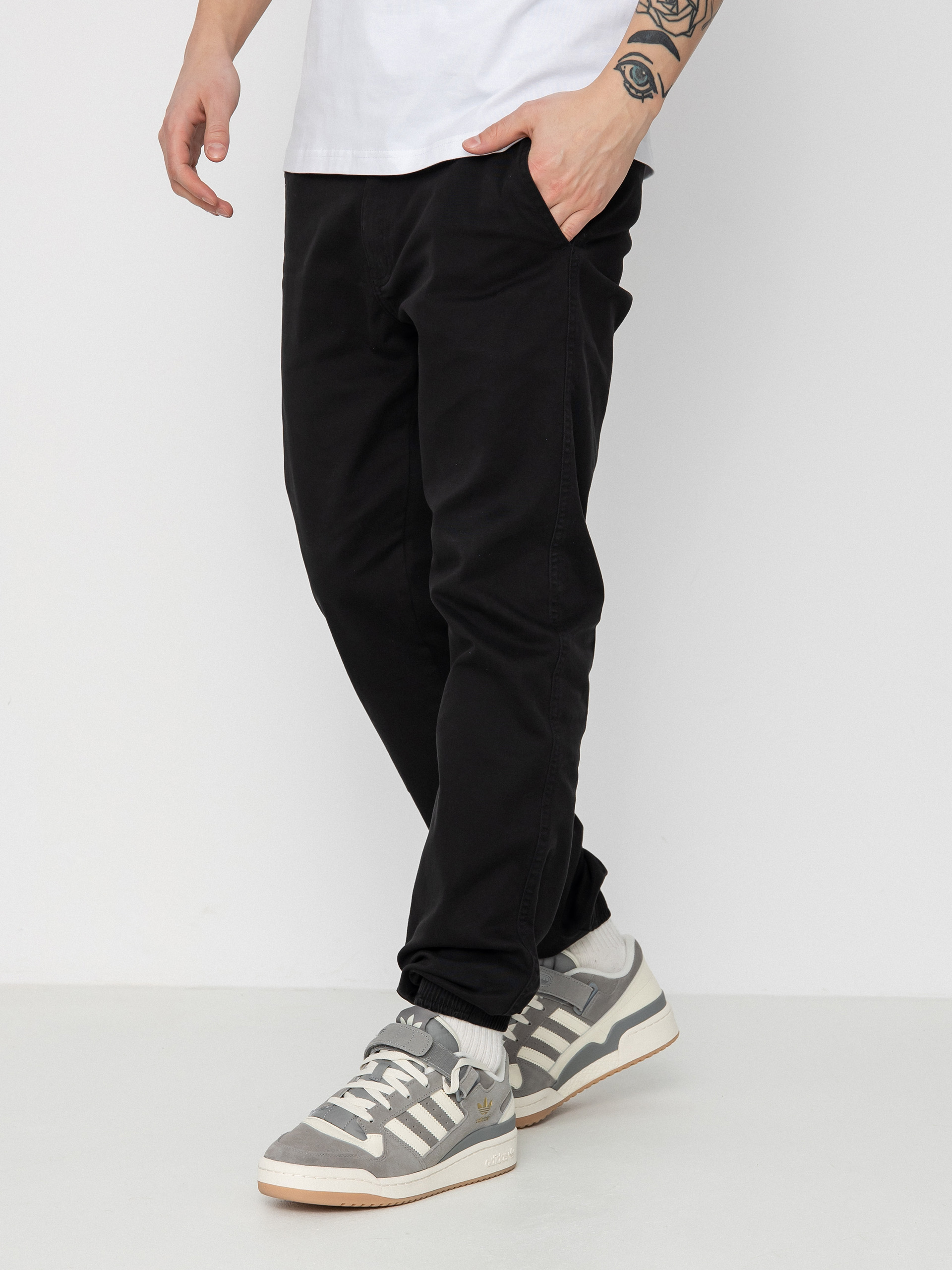 Prosto Chinos Jogger Evening Kisnadrág (black)