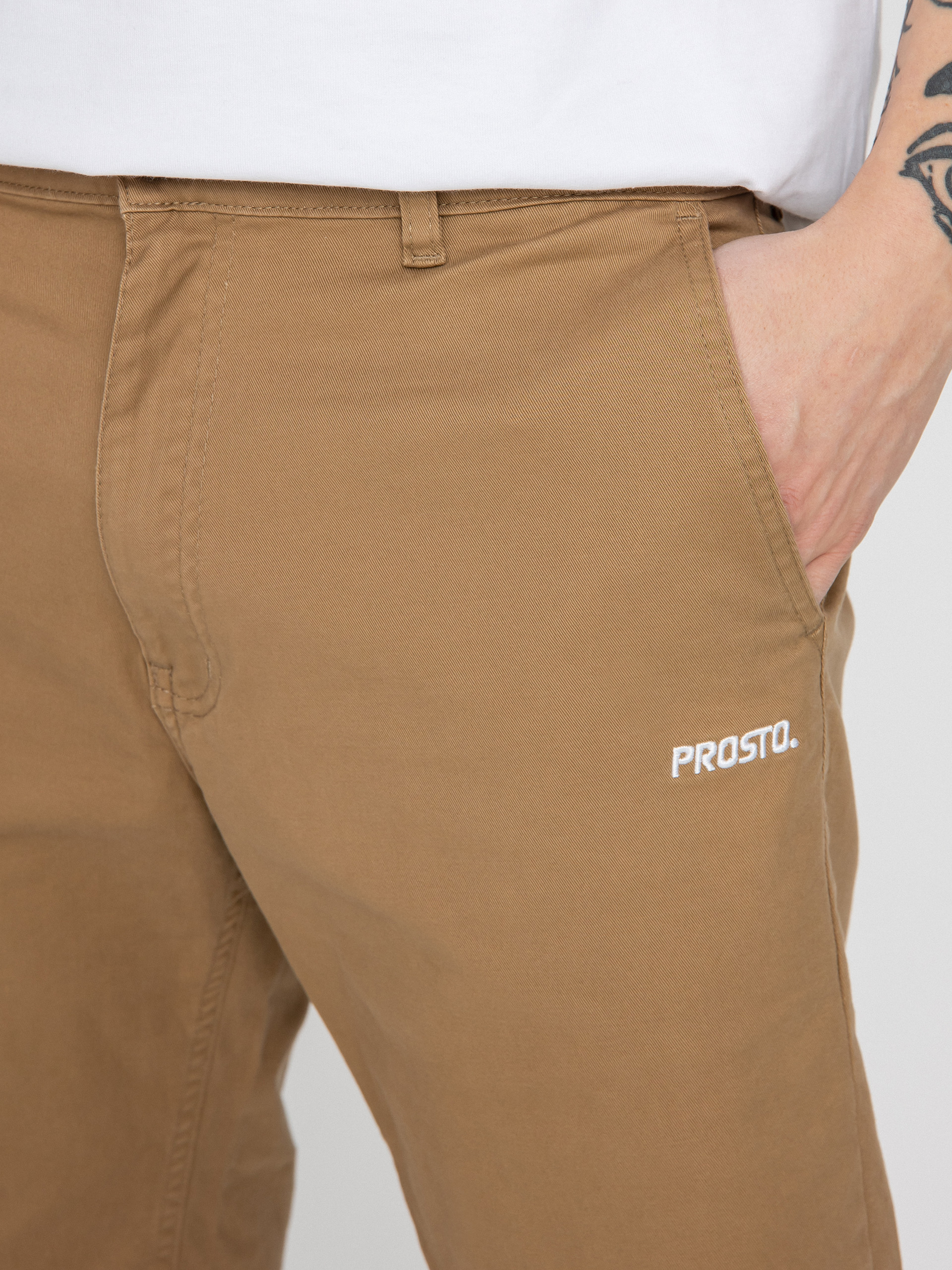 Prosto Chinos Shorts Casual Rövidnadrág (beige)