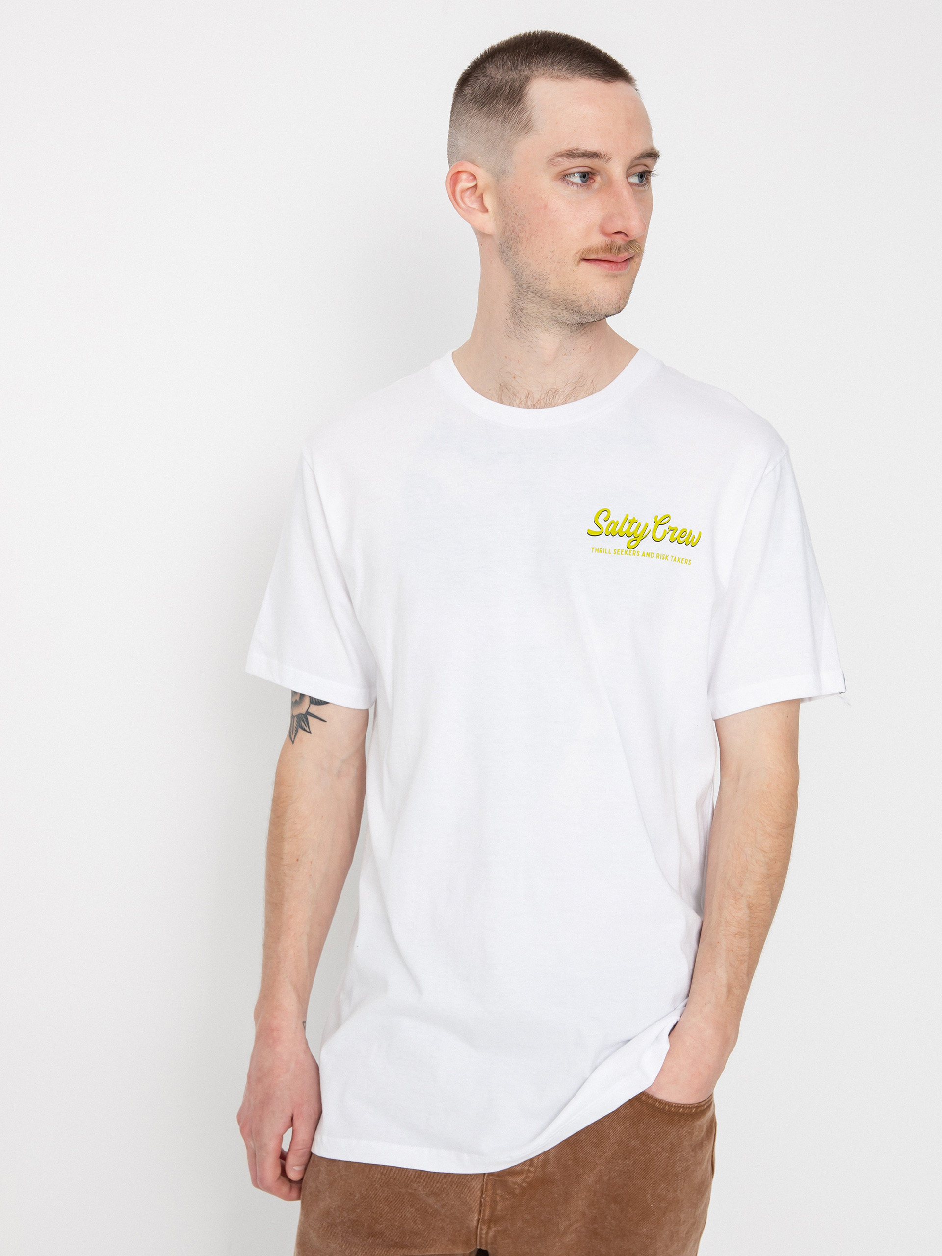 Salty Crew Largemouth póló (white)