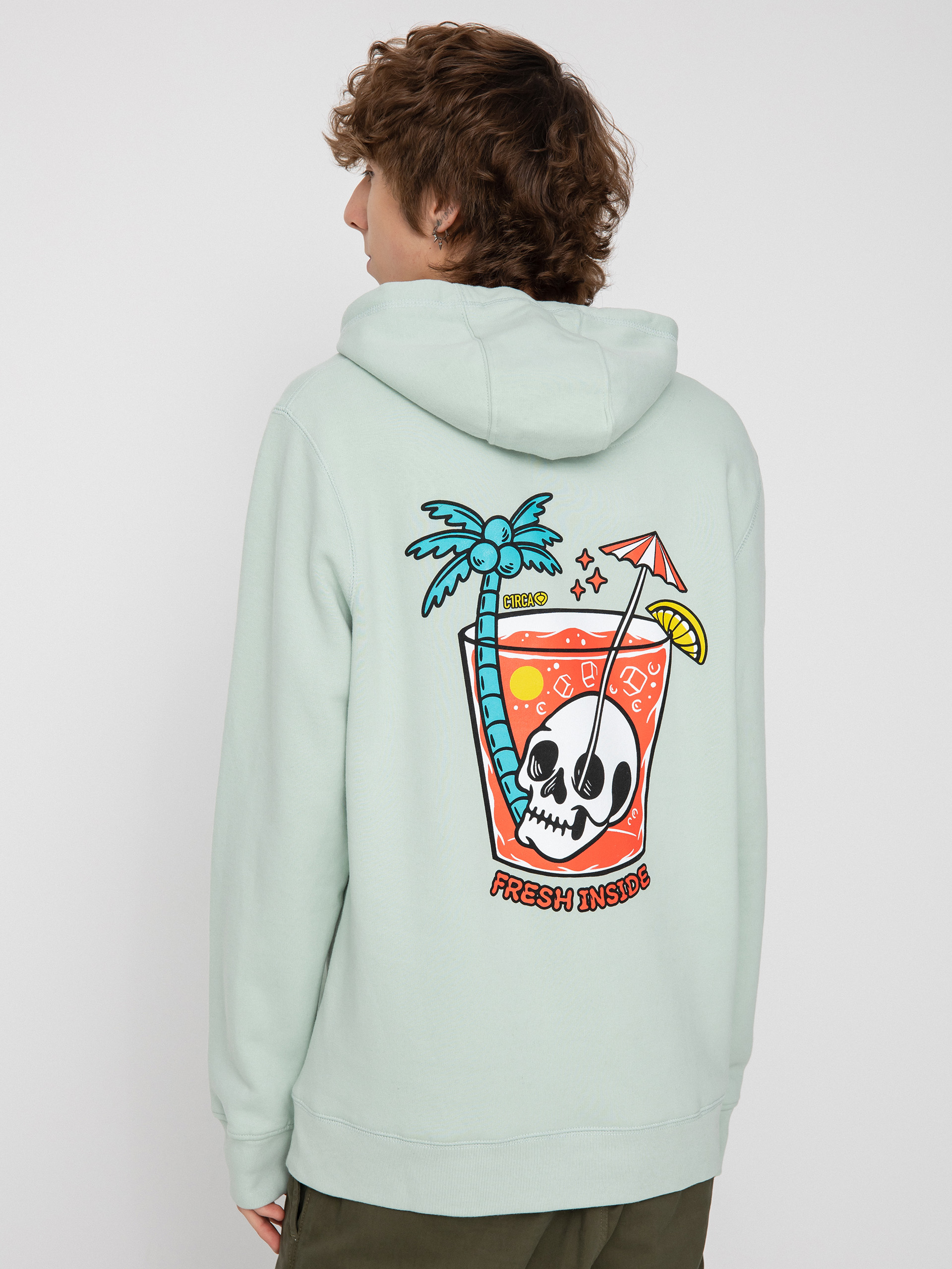 Circa Fresh Inside HD Kapucnis pulóver (aqua green)