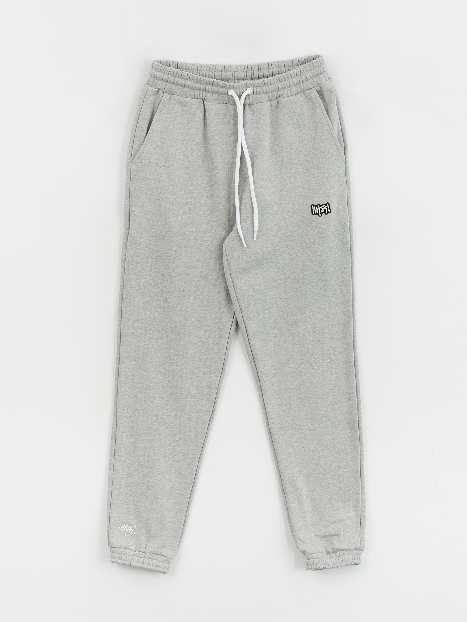 MassDnm Signature Patch Sweatpants Kisnadrág (heather grey)
