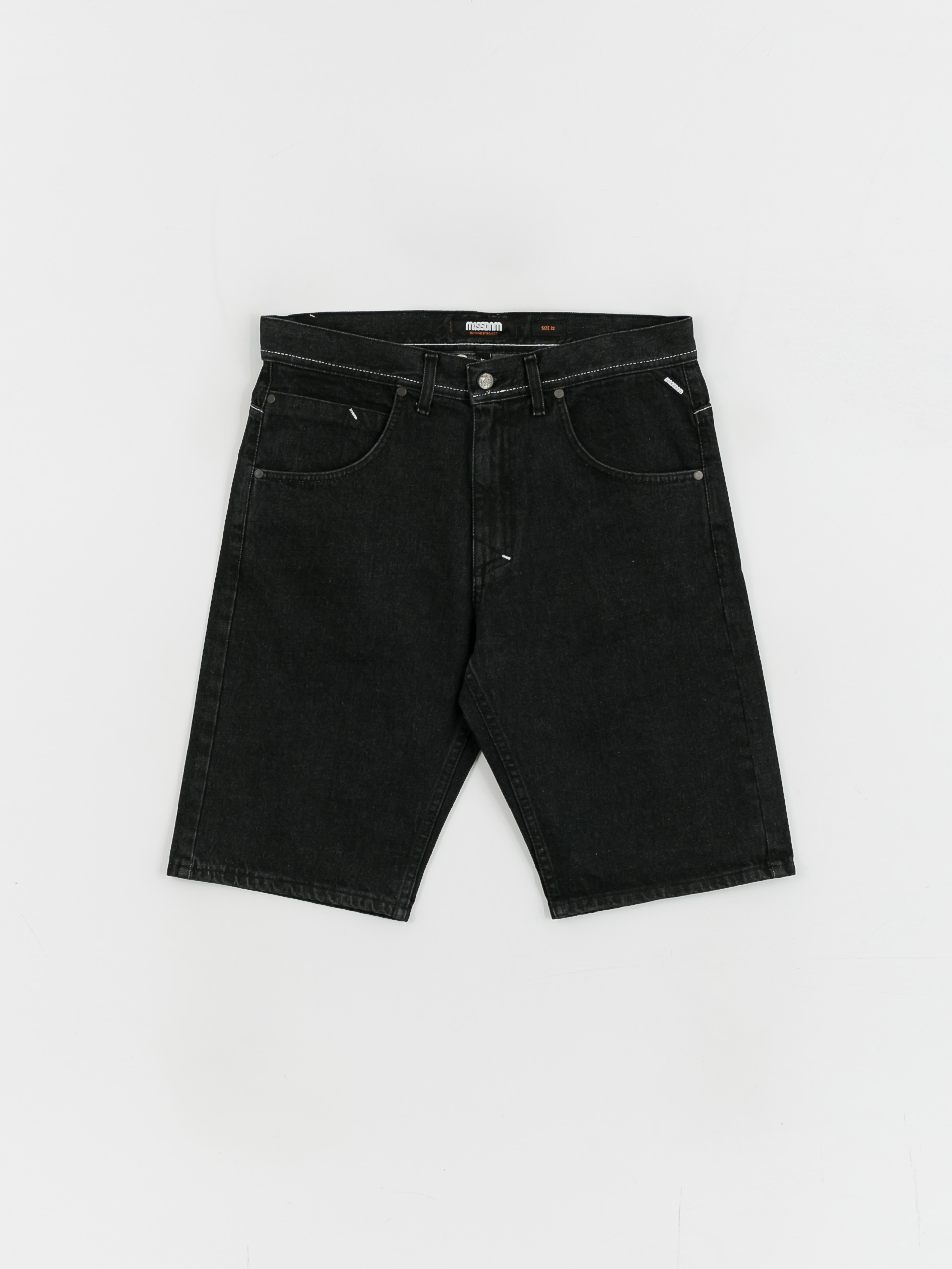 MassDnm Jeans Signature 2.0 Tapered Fit Rövidnadrág (black washed)