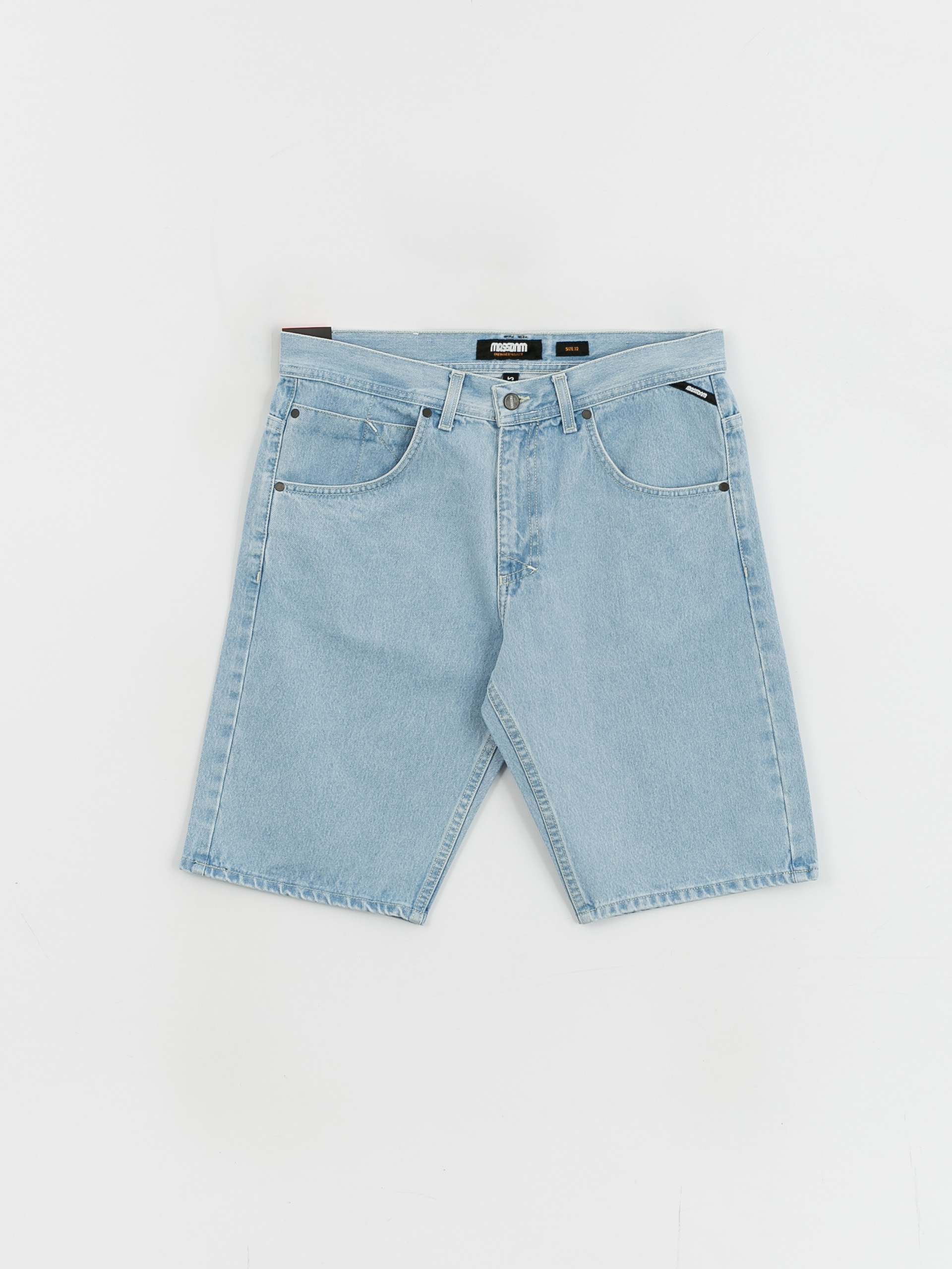 MassDnm Jeans Signature 2.0 Tapered Fit Rövidnadrág (light blue)