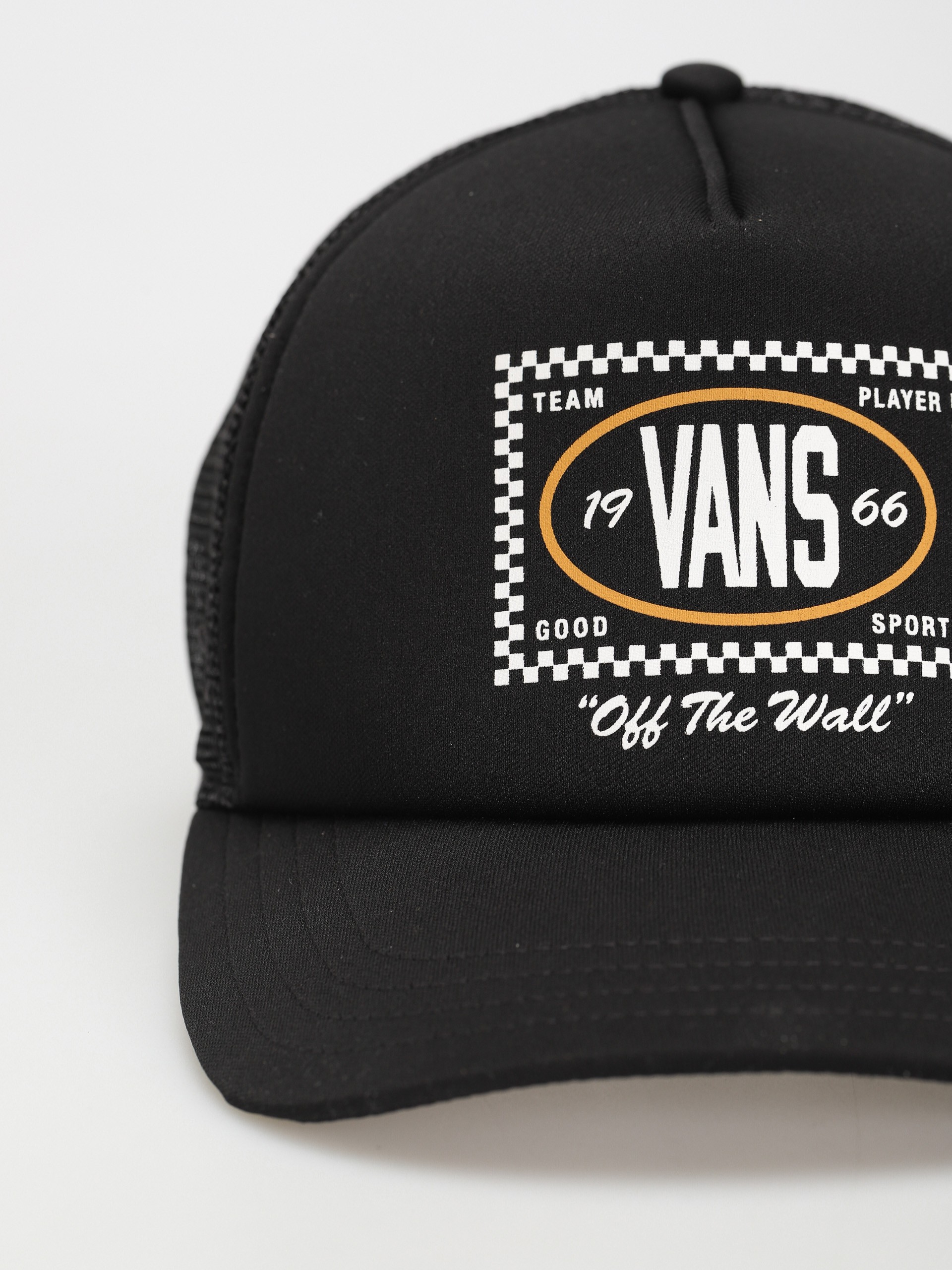 Vans Checkers Curved Bill Baseball sapka (black)