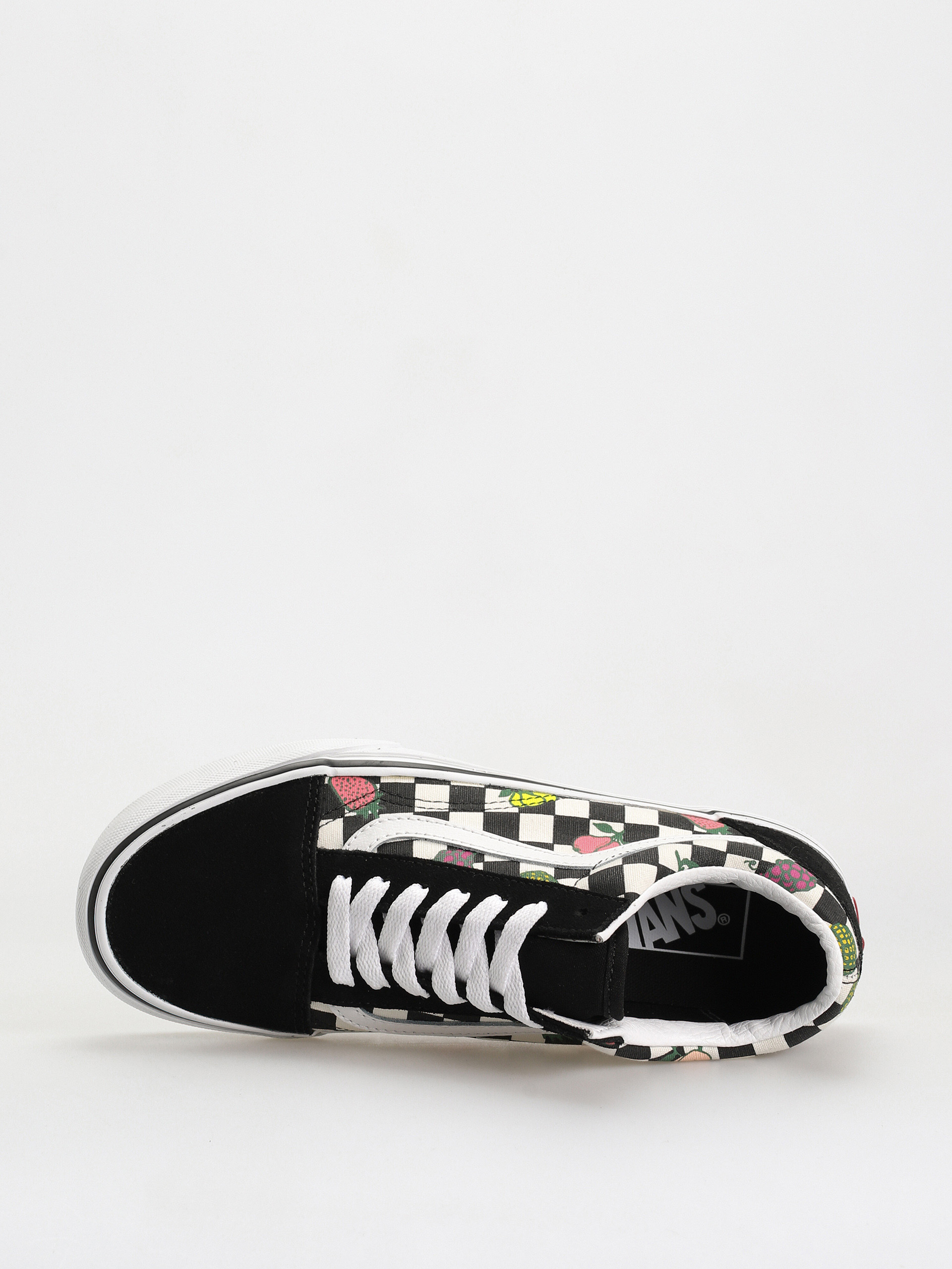 Vans Old Skool Cipők Wmn (fruit checkerboard black/white)