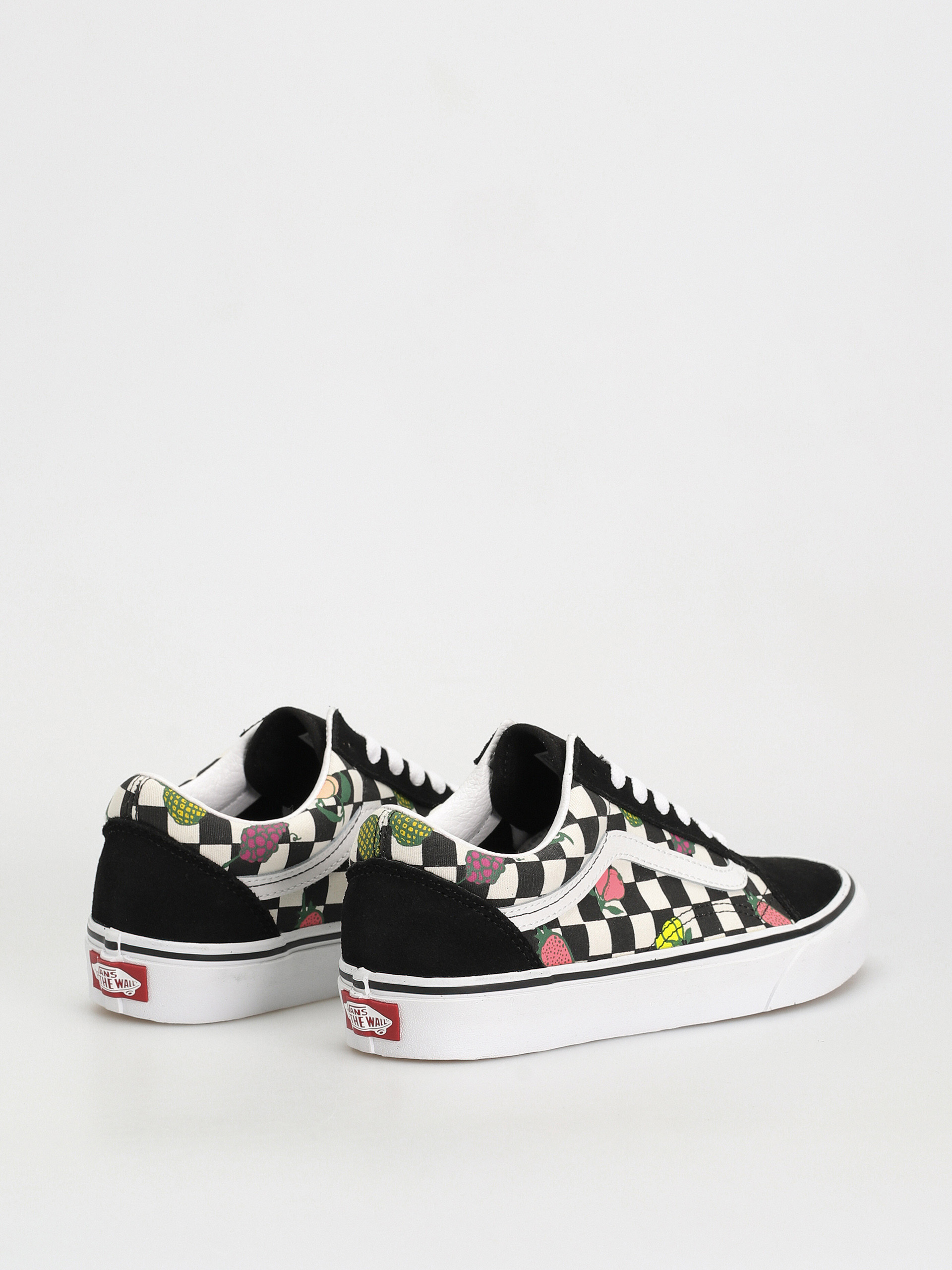 Vans Old Skool Cipők Wmn (fruit checkerboard black/white)
