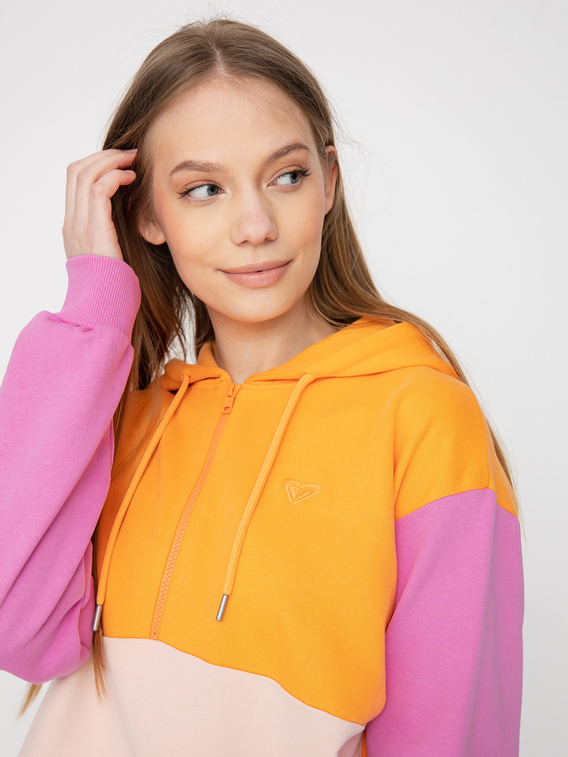 Roxy Essential Energy Cblock HD Kapucnis pulóver Wmn (mock orange)