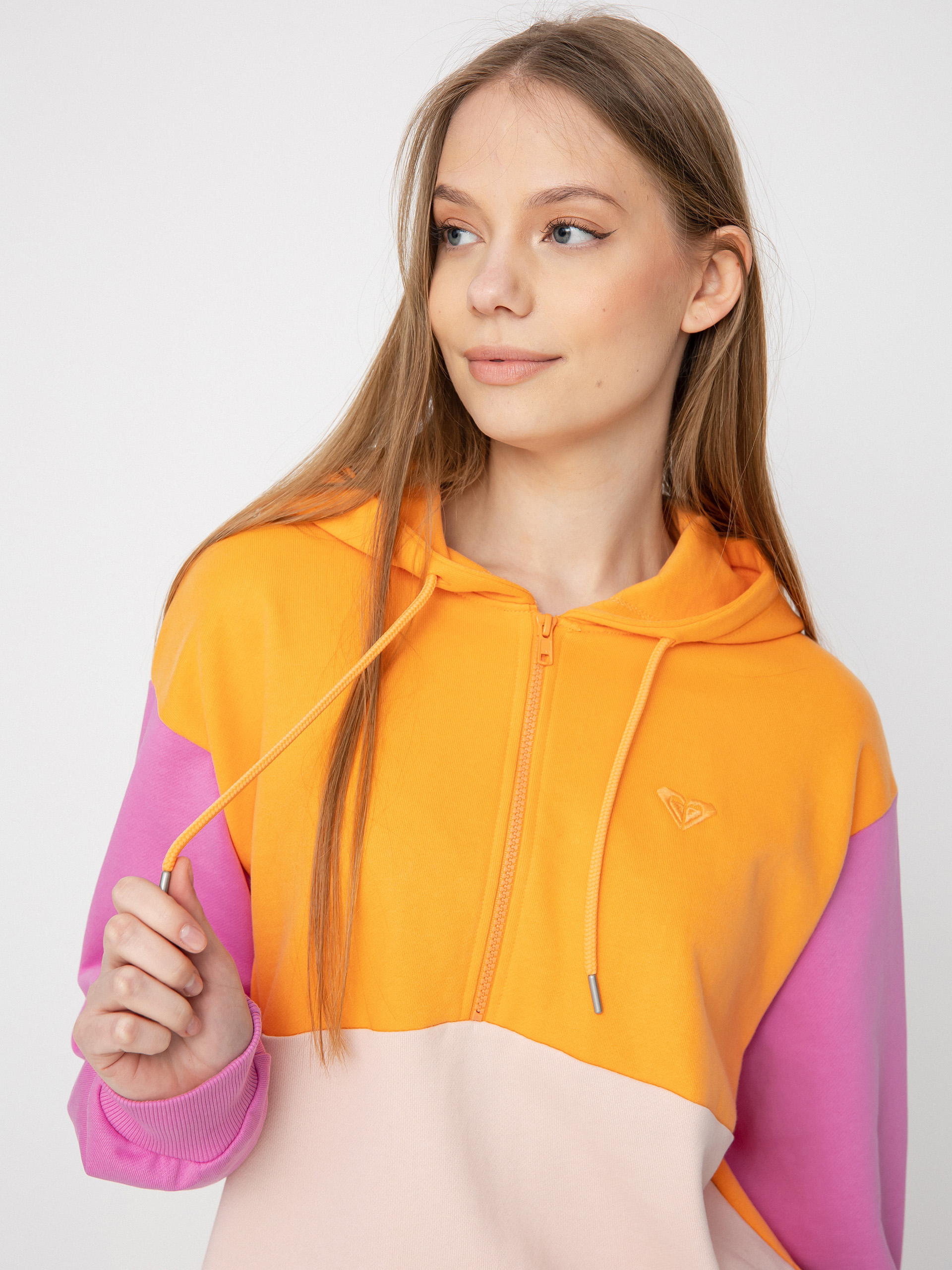 Roxy Essential Energy Cblock HD Kapucnis pulóver Wmn (mock orange)