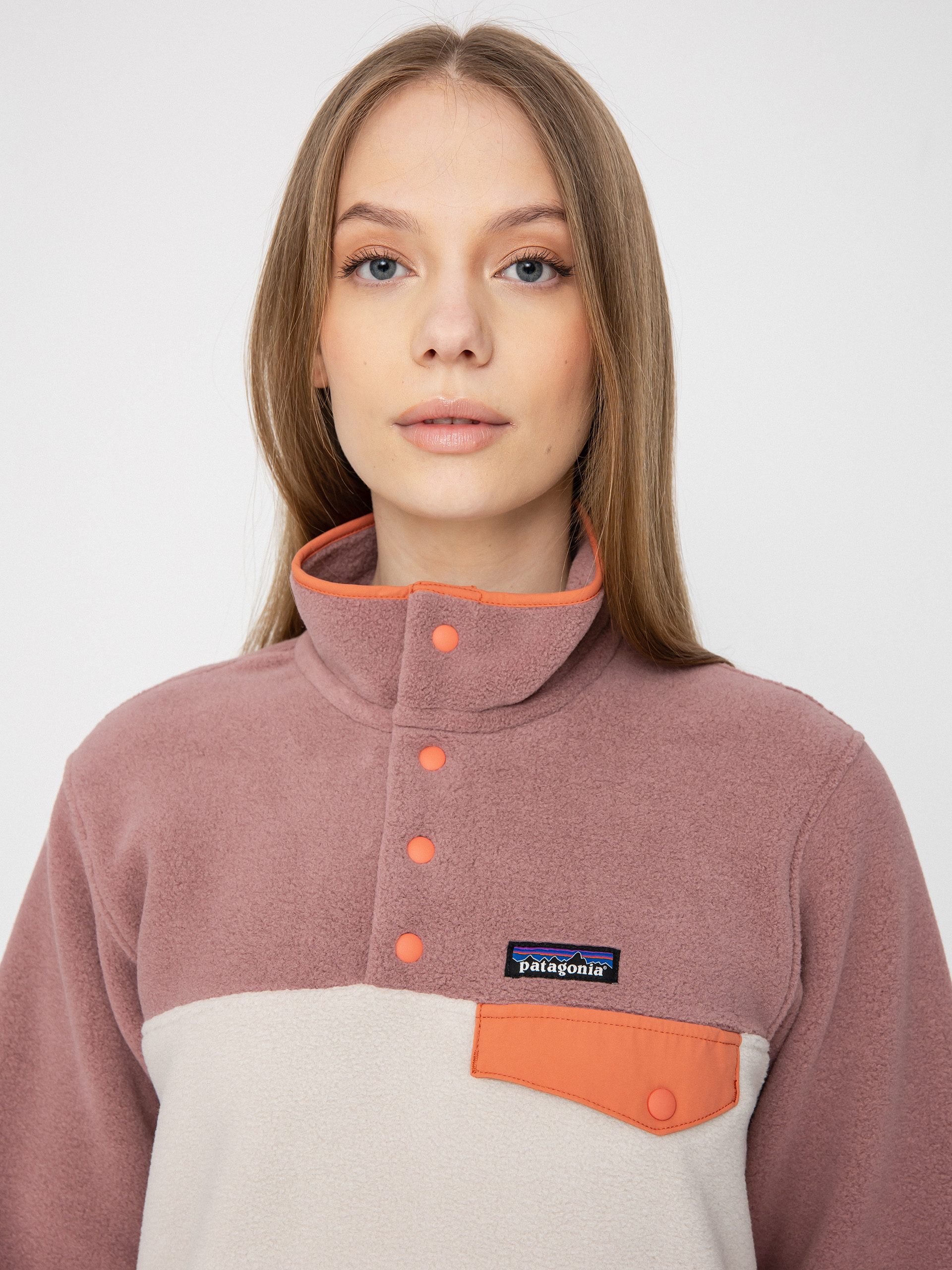 Női Patagonia Lightweight Synch Snap T Polár pulóver (pumice)