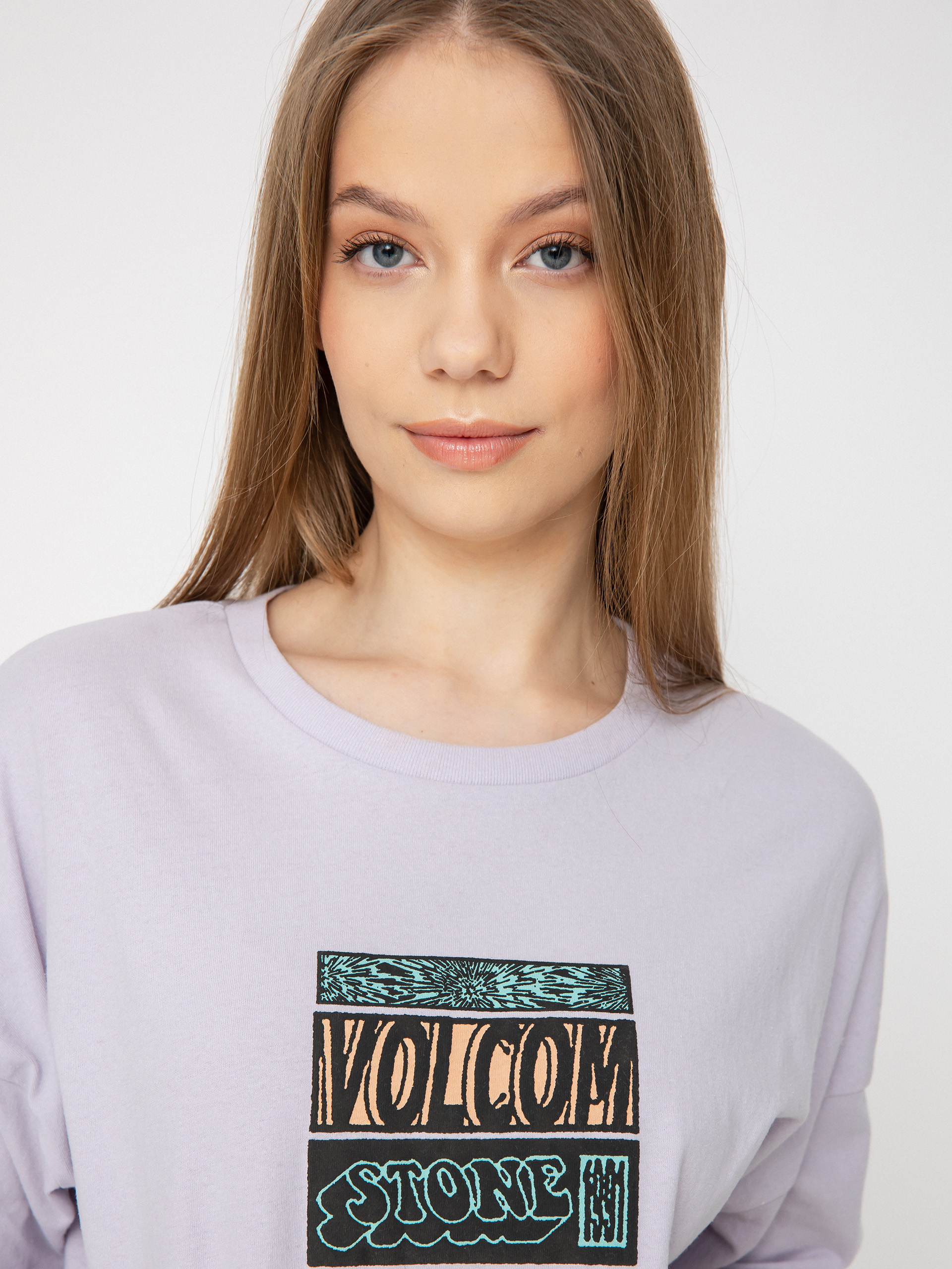 Volcom Drumstone póló Wmn (light orchid)