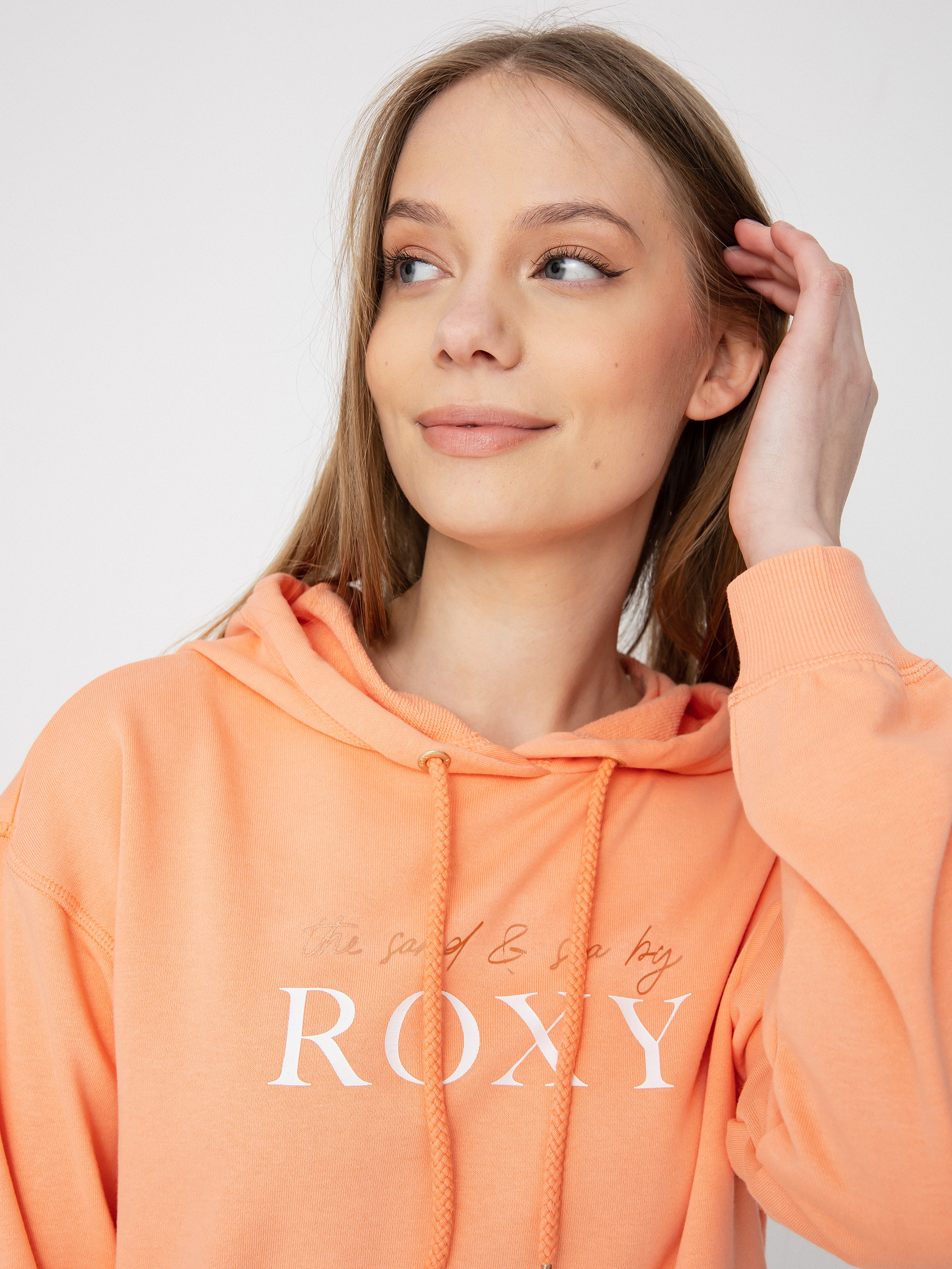 Roxy Surf Stoked HD Kapucnis pulóver Wmn (papaya punch)