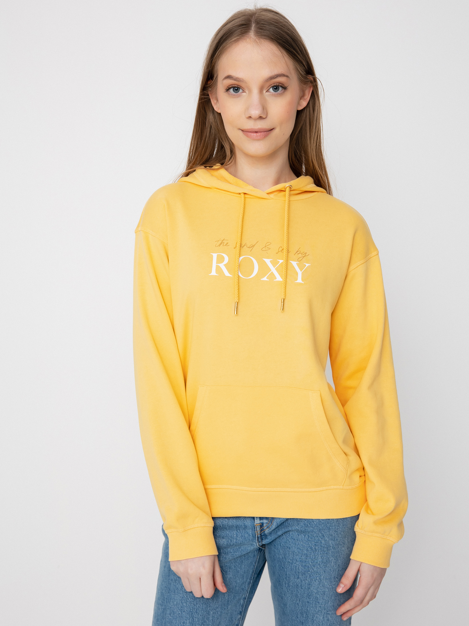 Roxy Surf Stoked HD Kapucnis pulóver Wmn (flax)