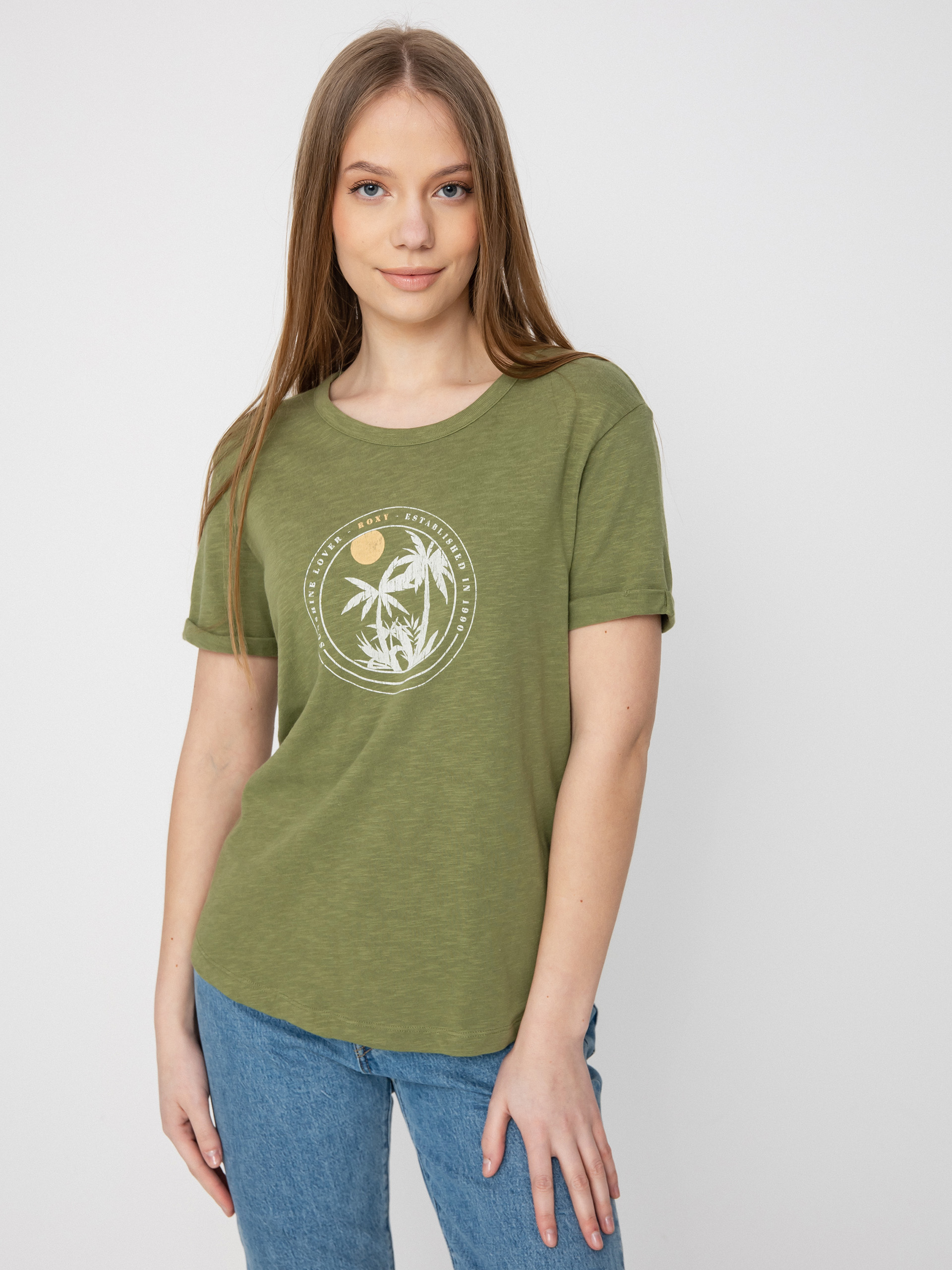 Roxy Ocean After póló Wmn (loden green)