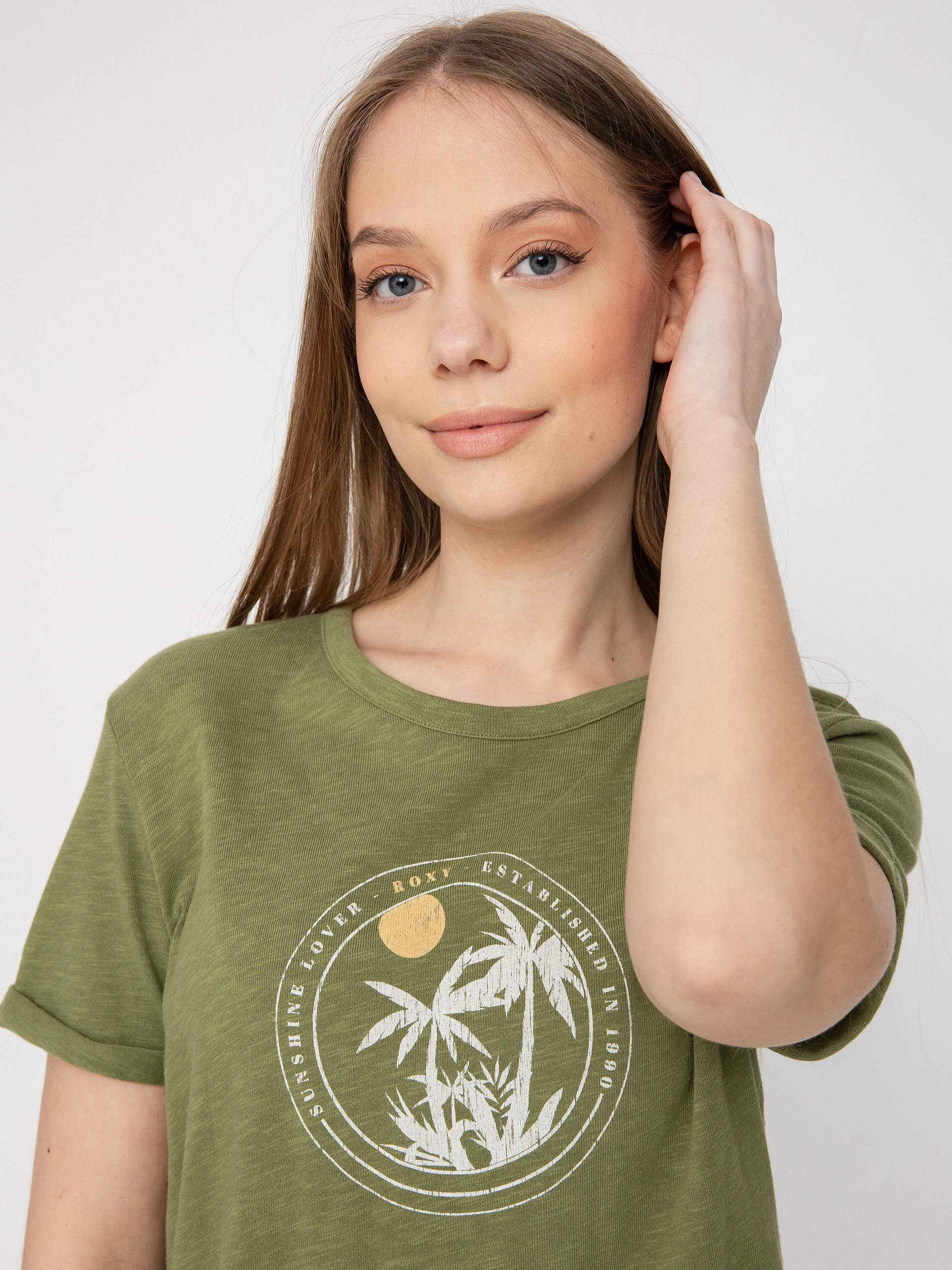 Roxy Ocean After póló Wmn (loden green)