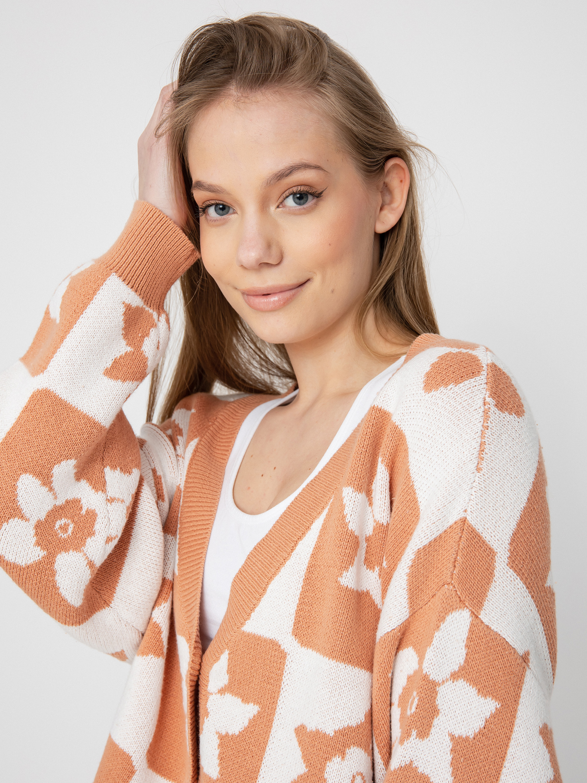 Roxy Million Glory Pulóver Wmn (snow white one love check)