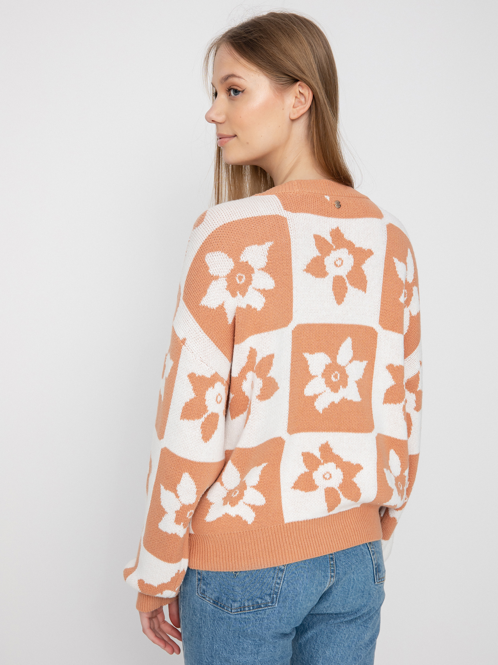 Roxy Million Glory Pulóver Wmn (snow white one love check)