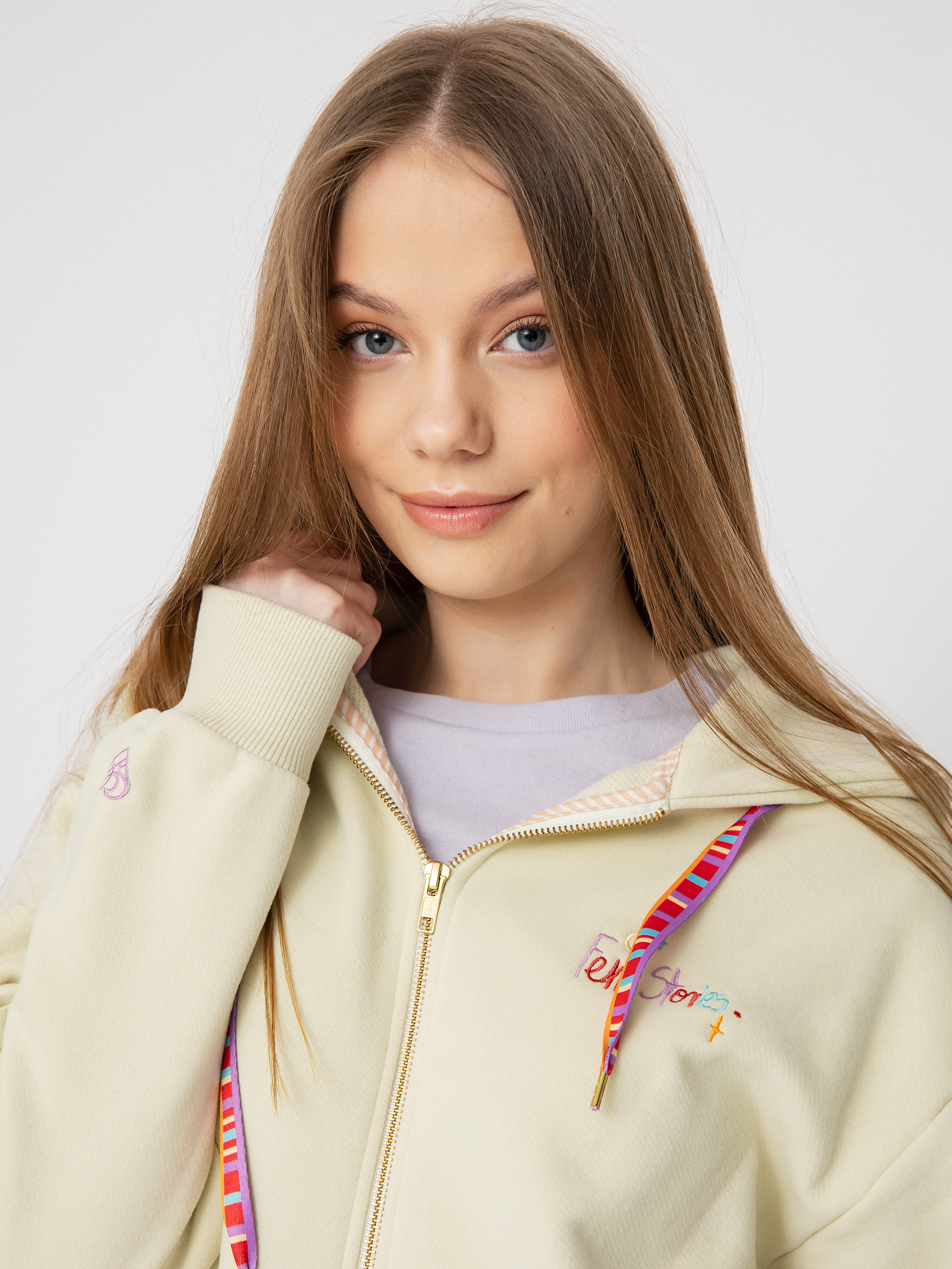 Femi Stories Hola HD Kapucnis pulóver Wmn (glsg)