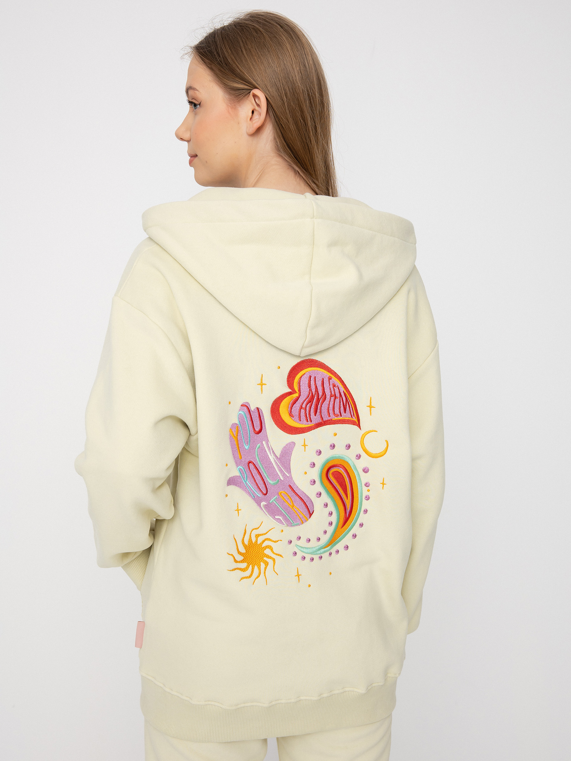 Femi Stories Hola HD Kapucnis pulóver Wmn (glsg)