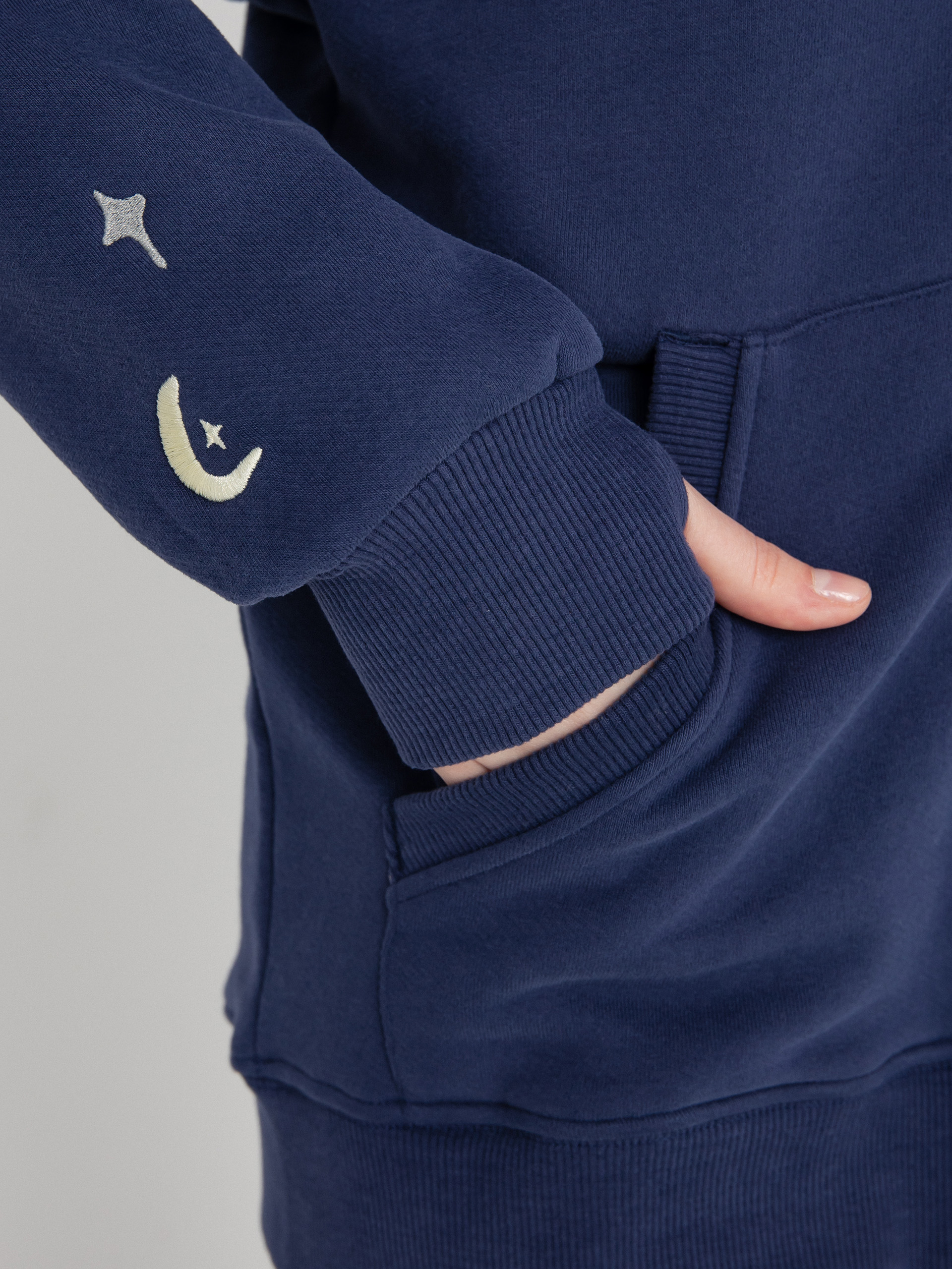 Femi Stories Hola HD Kapucnis pulóver Wmn (nblu)