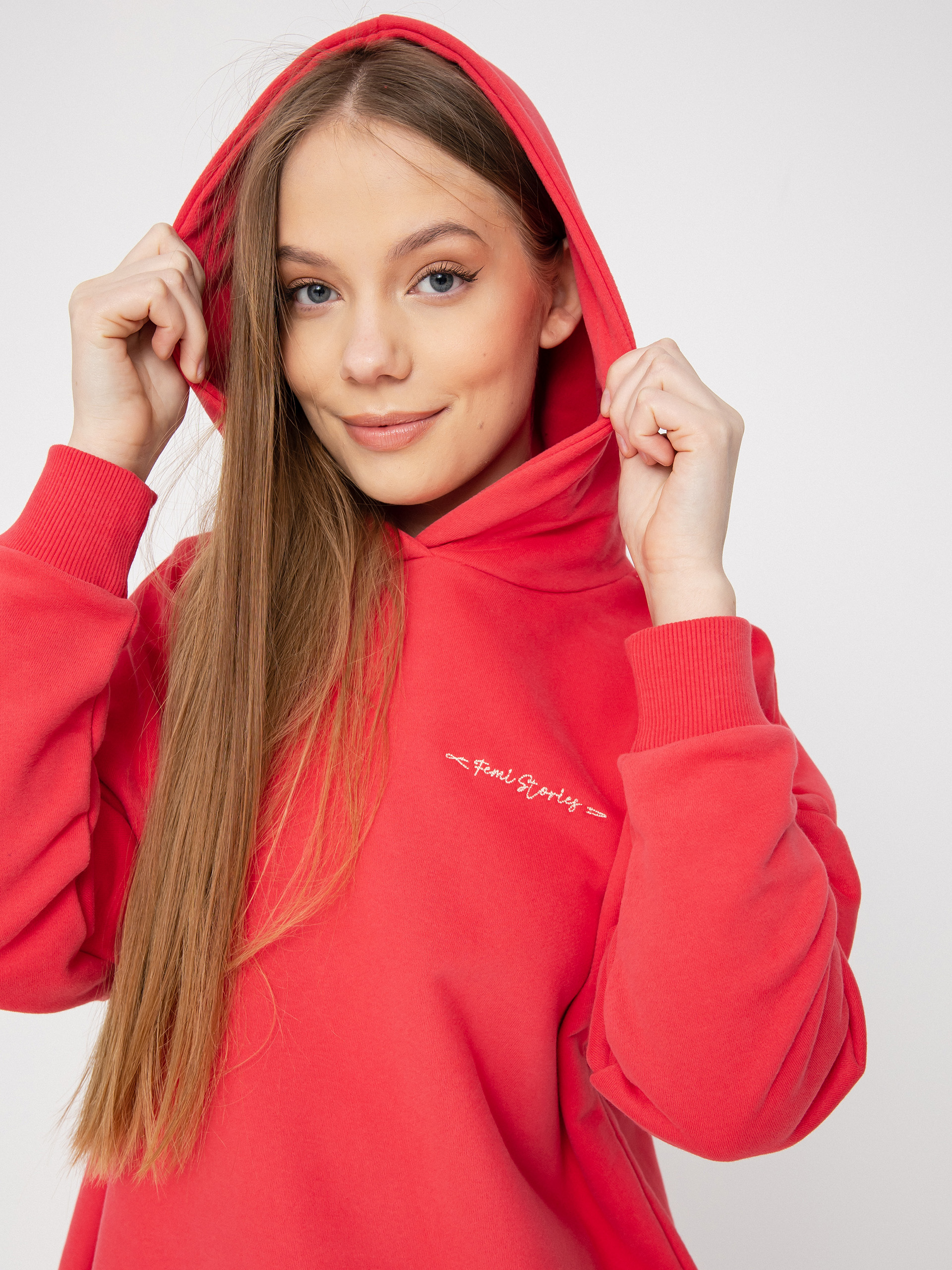 Femi Stories Gaja HD Kapucnis pulóver Wmn (apnk)