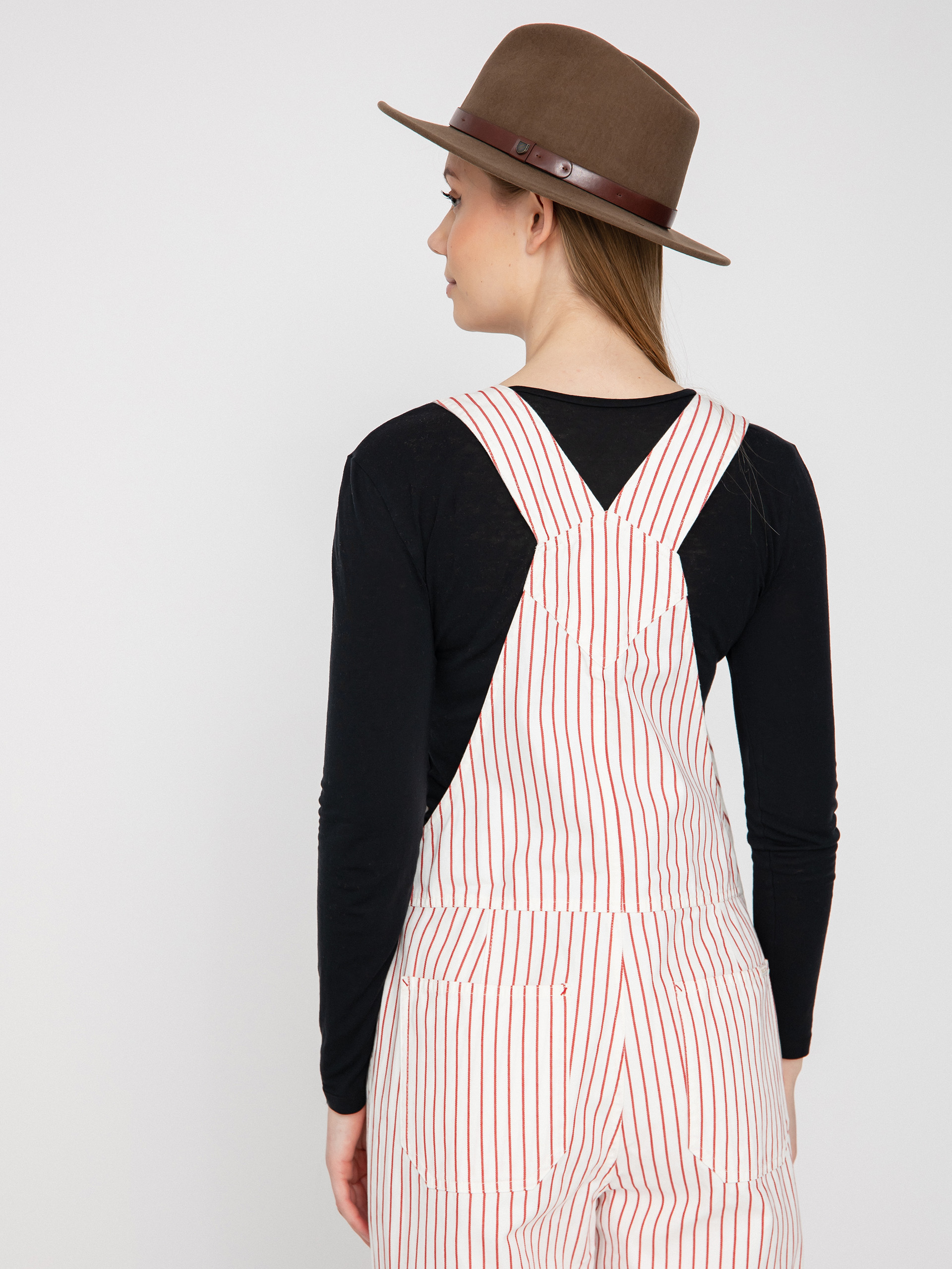 Brixton Costa Overall Kisnadrág Wmn (aloha red)