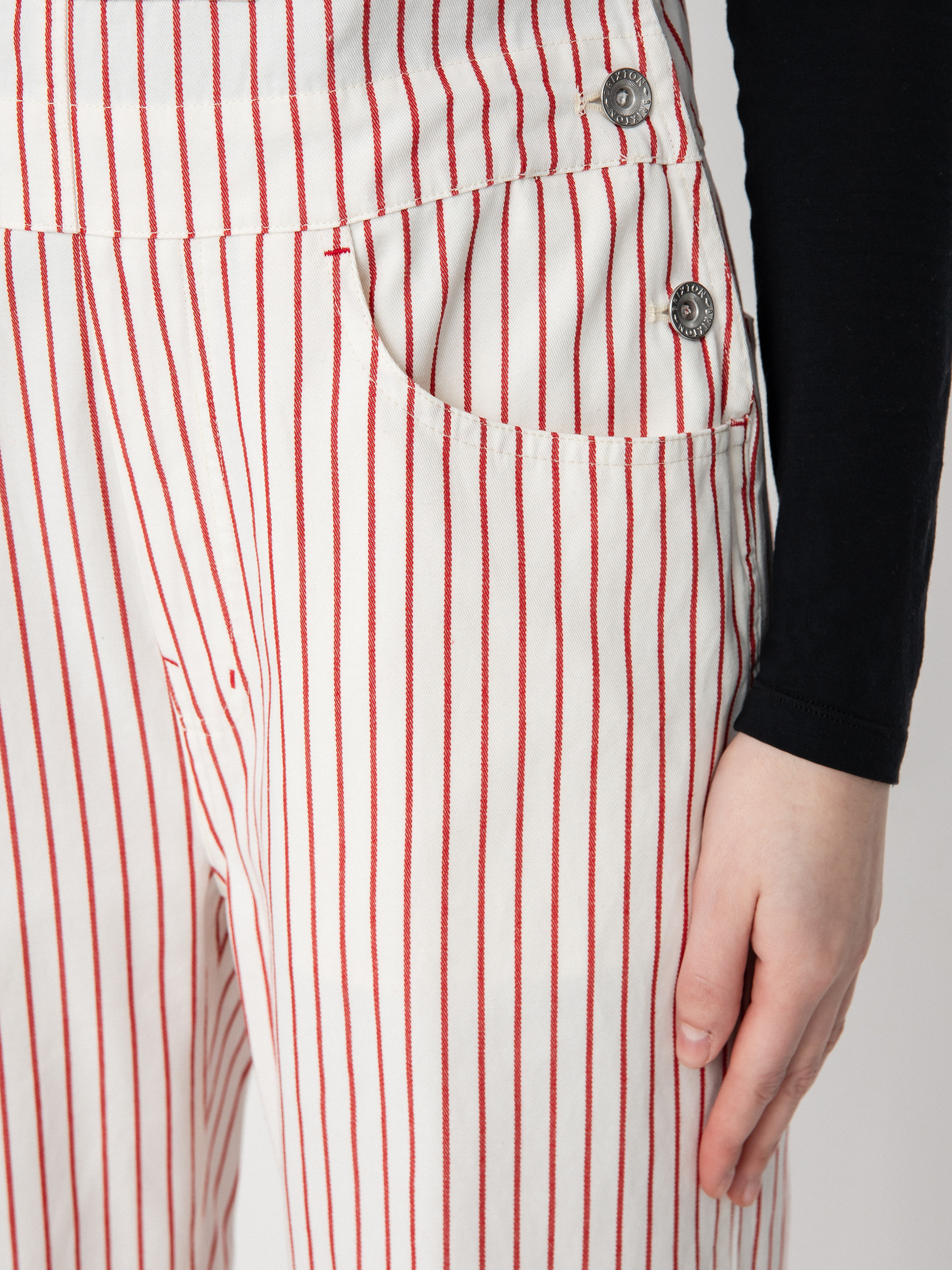 Brixton Costa Overall Kisnadrág Wmn (aloha red)